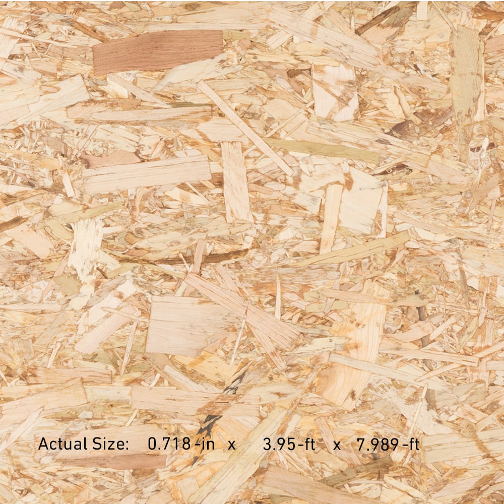 23/32in x 4ft x 8ft Tongue and Groove OSB Subfloor in the OSB department at