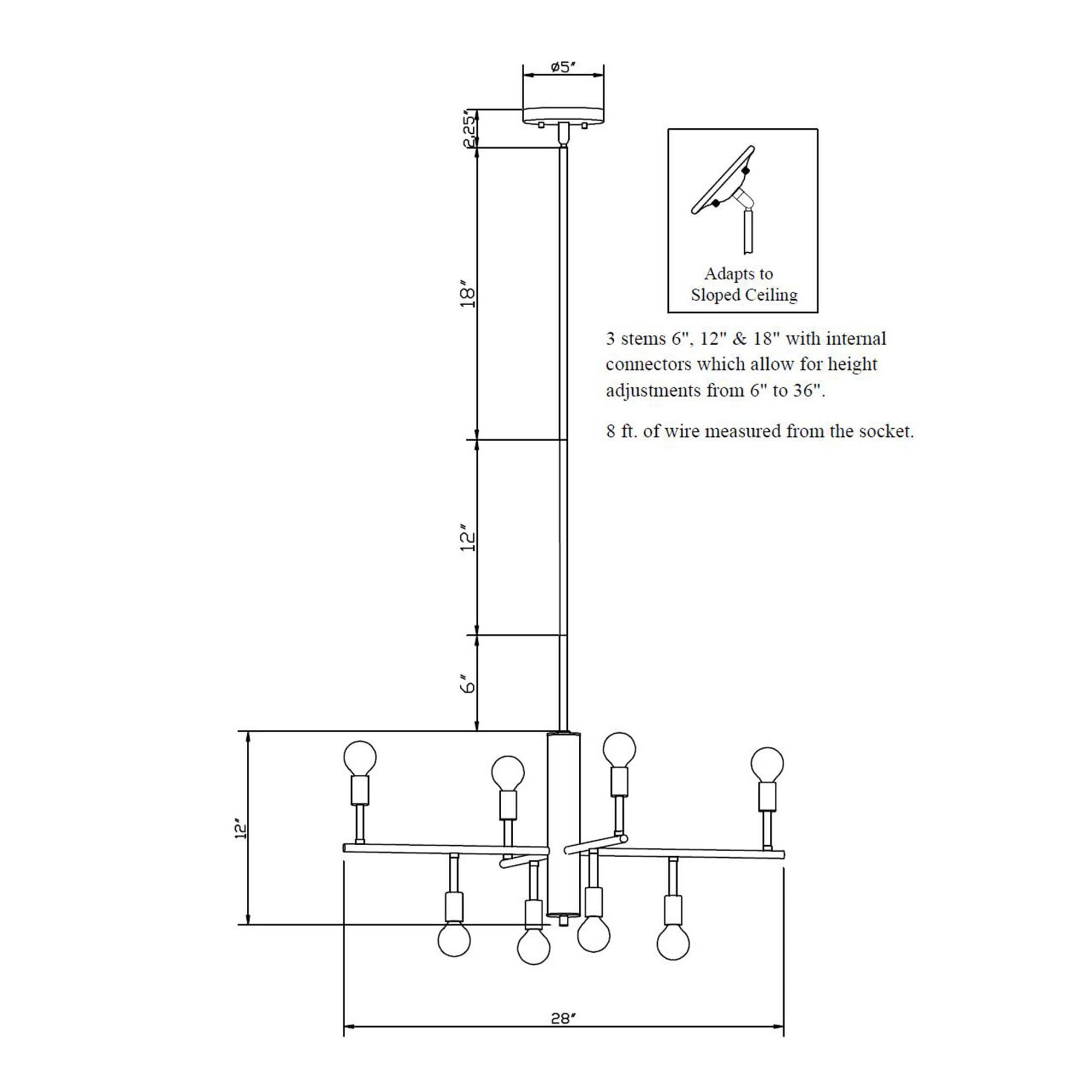 Forte Lighting 7091-08-55 b090015 - View #5
