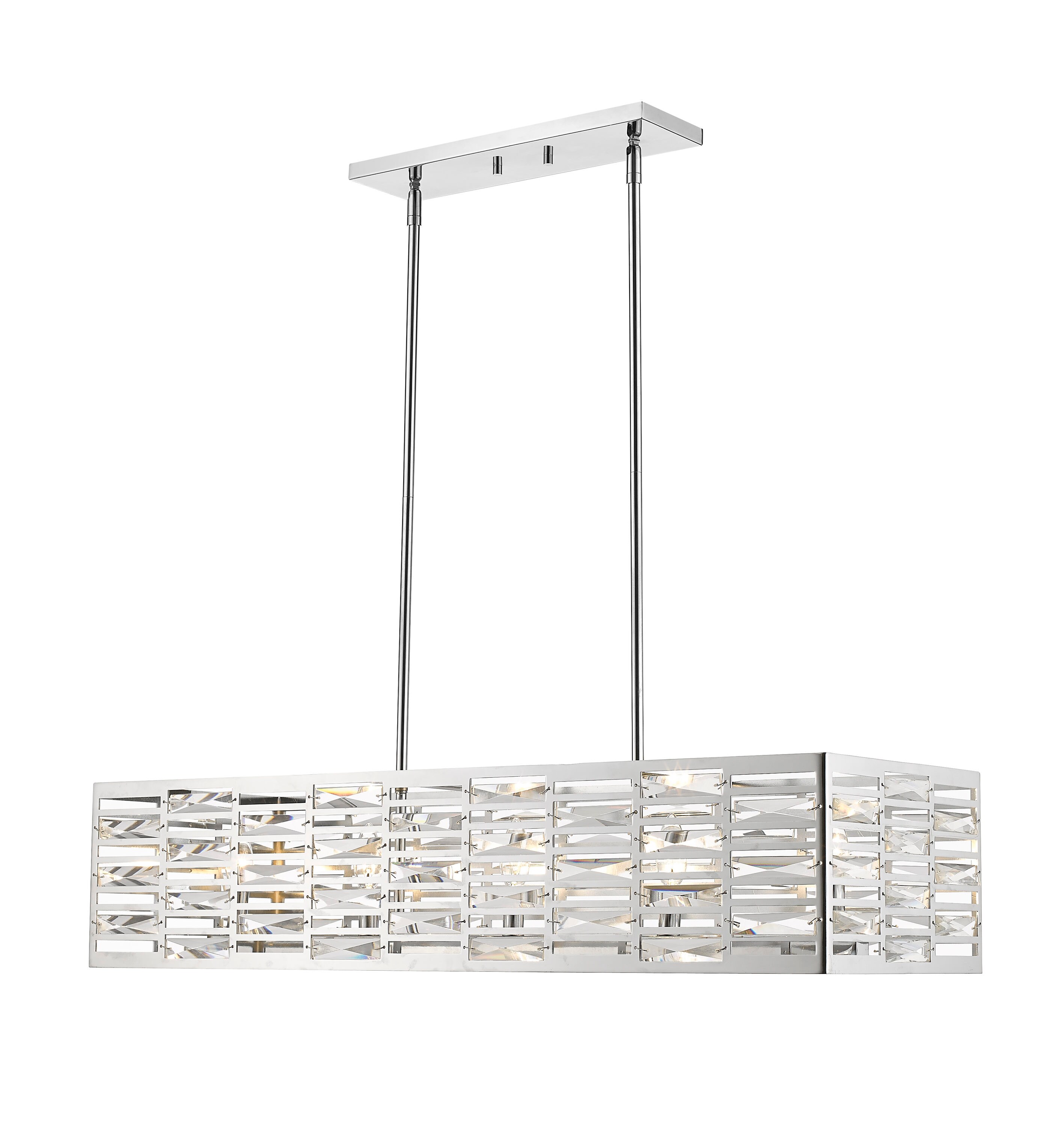 Z-Lite 470-5L-CH Cronise Chrome Incandescent Candelabra Base (e-12) Pool Table Lighting