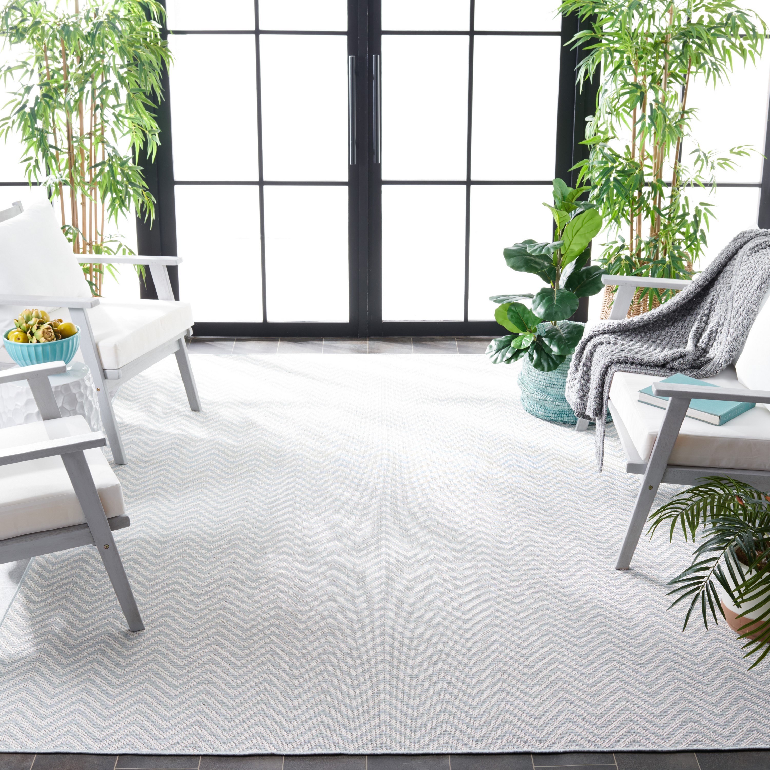 J&v Textiles 20 X 39 Comfort Collection Anti-fatigue Kitchen Floor Mat  (blue Geo) : Target