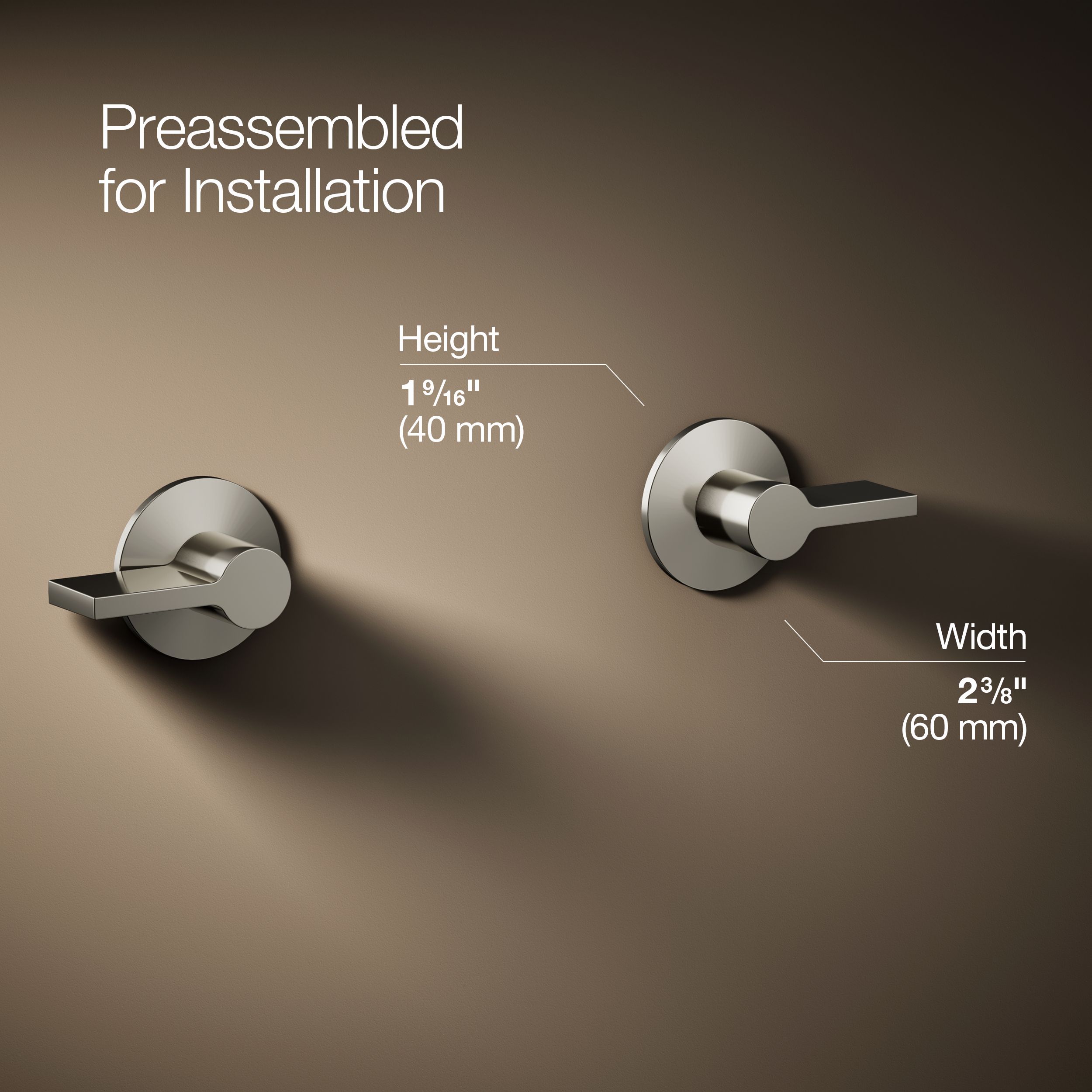 KOHLER T77981-4-SN Faucet-Tub-Shower-Handles - View #4