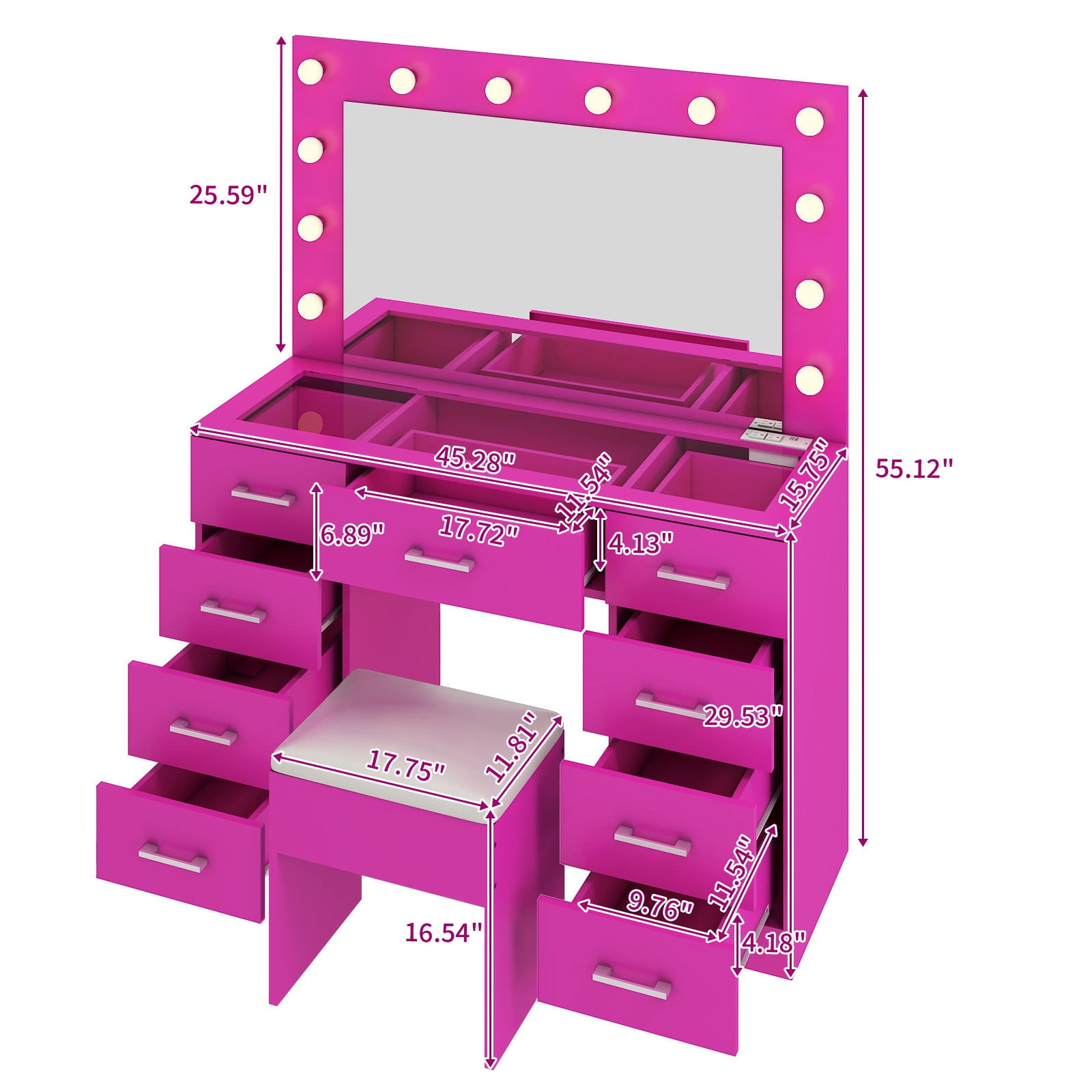 Outopee LO1G52005797 Bedroom-Vanities - View #3