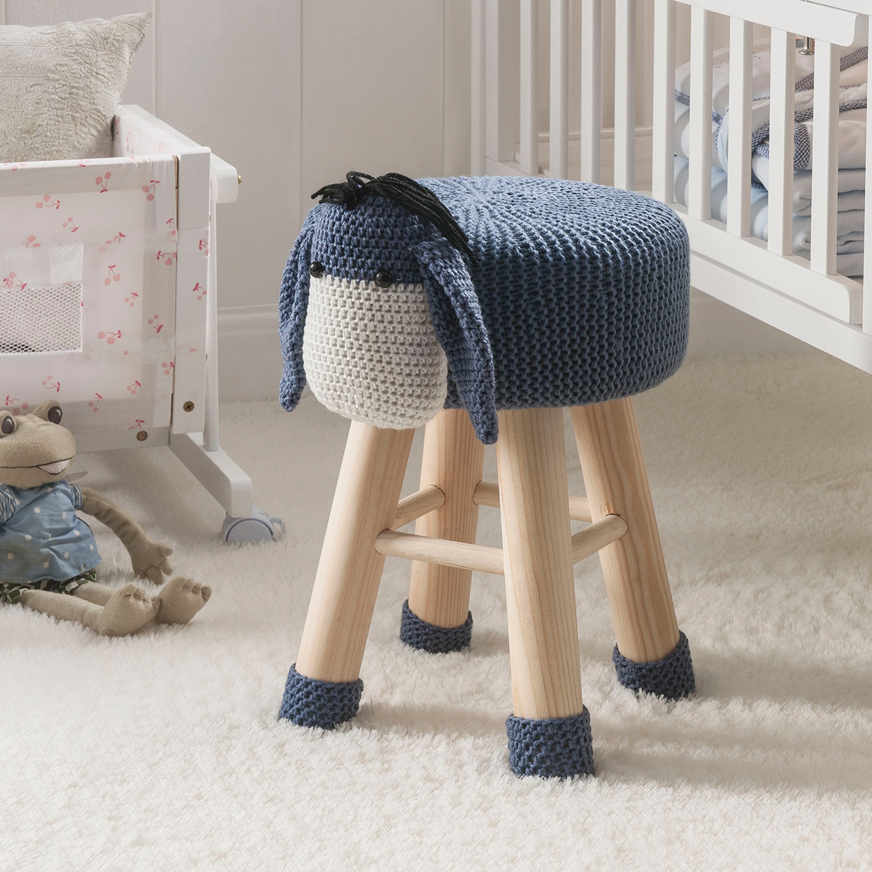 AC Pacific STOOL-DONKEY Indoor-Ottomans - View #2