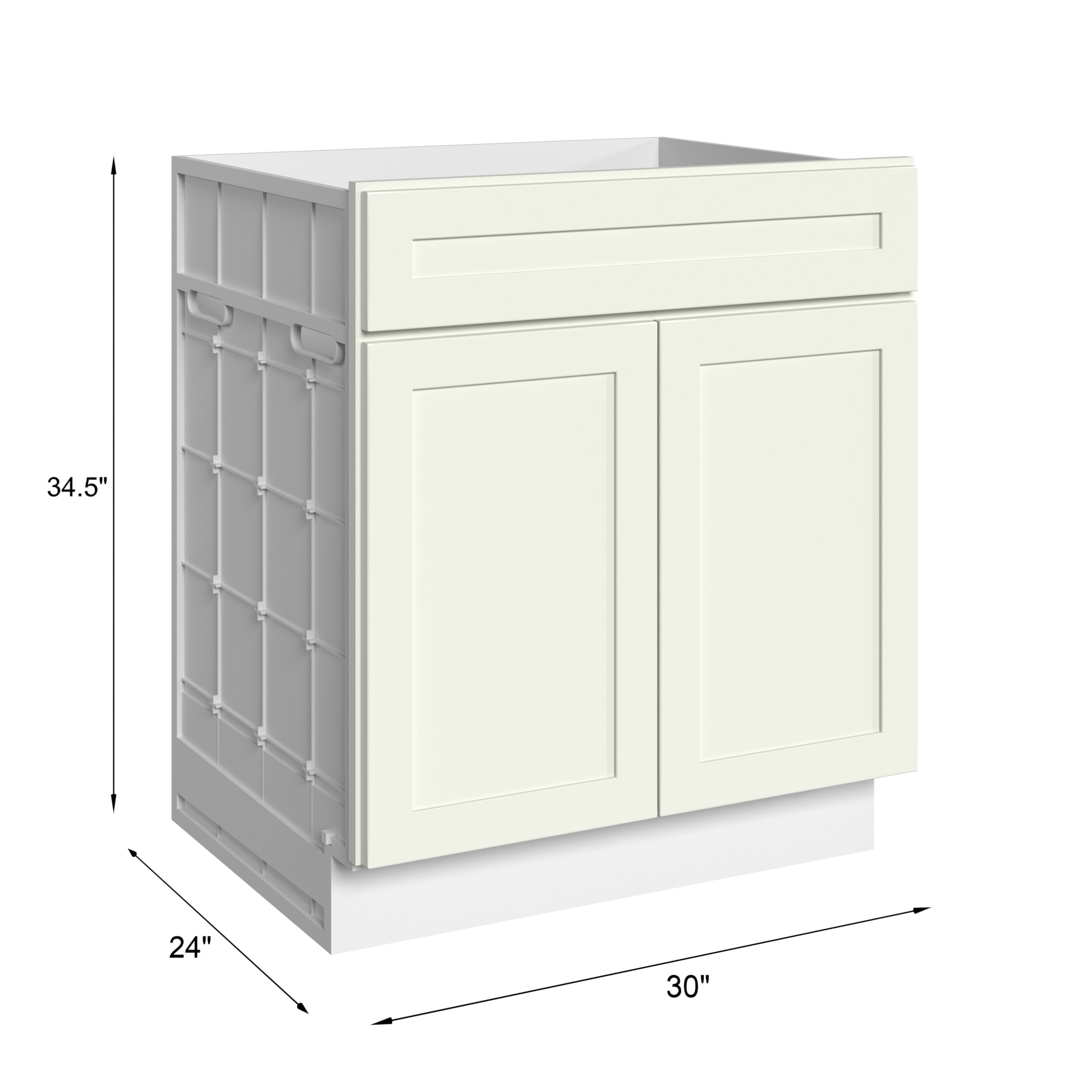 KraftMaid Momentum SB30.CGG71 Cabinets-Kitchen - View #3