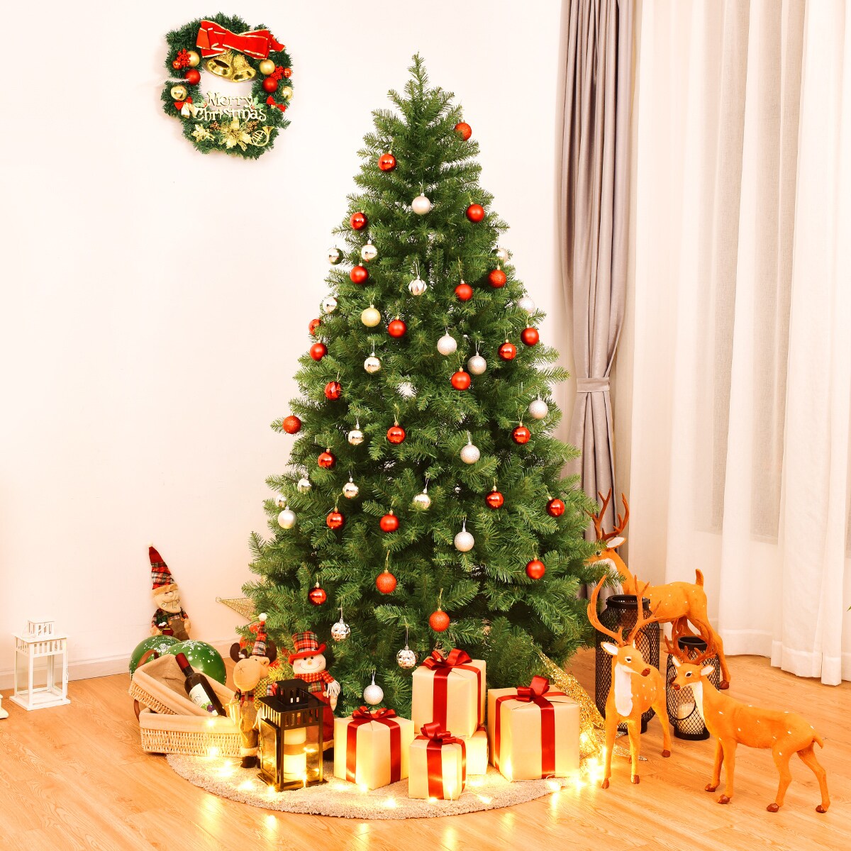 Costway CM20715 Artificial-Christmas-Trees - View #6