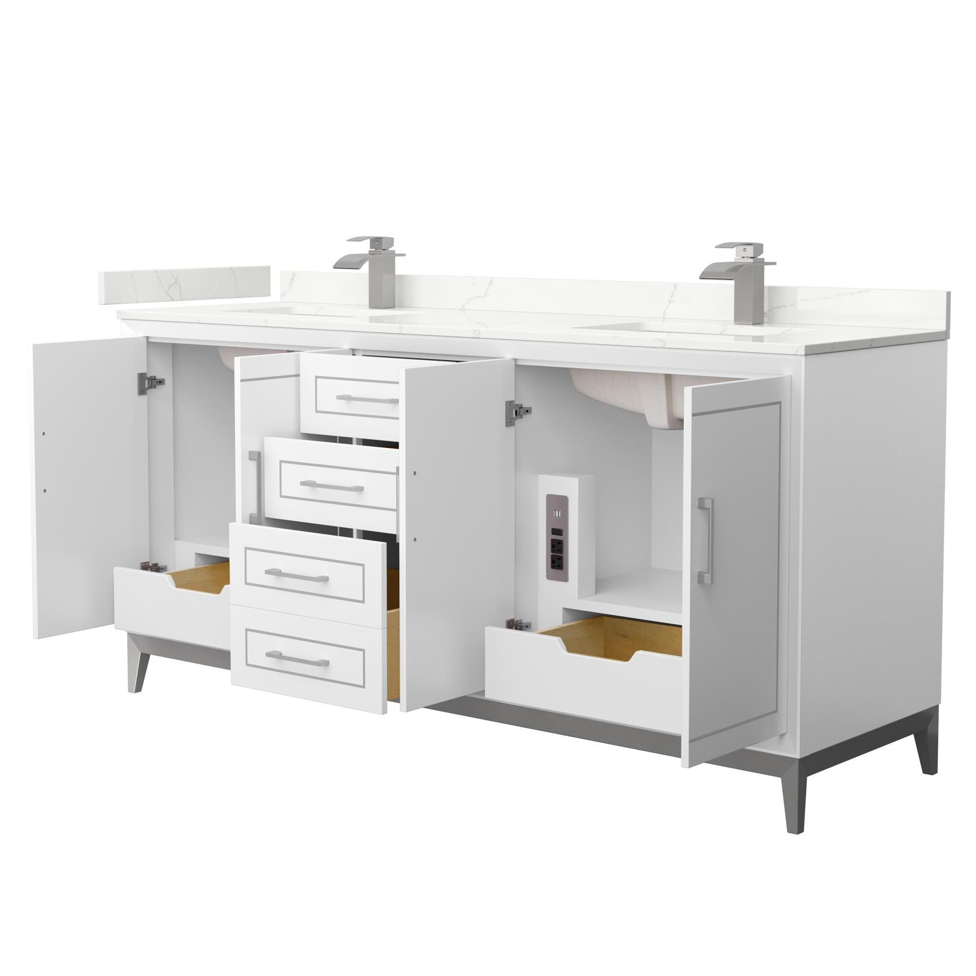 Wyndham Collection WCH515172DWHGTUNSMXX Bath-Vanity-Combo - View #2
