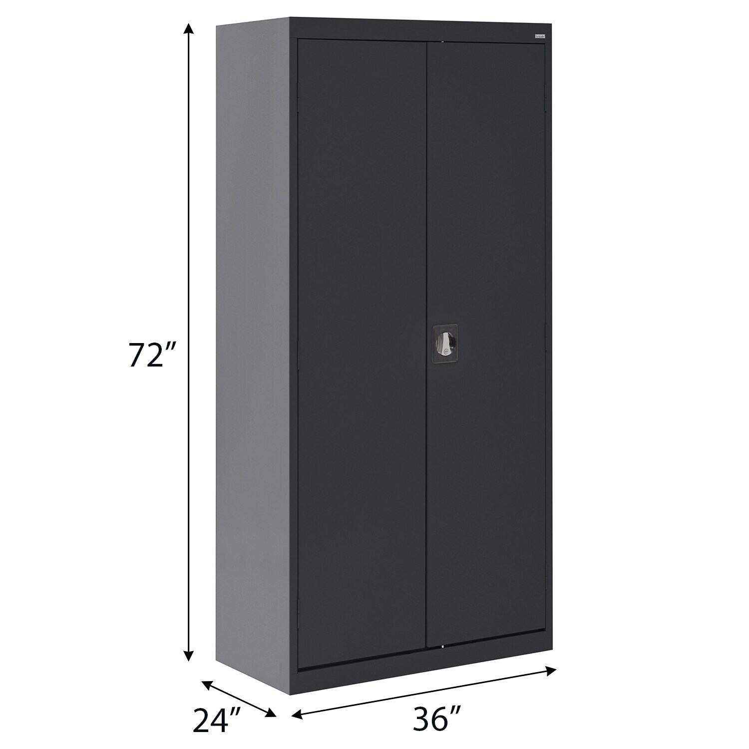 Sandusky Steel Freestanding Garage Cabinet in Black (36-in W x 72-in H ...