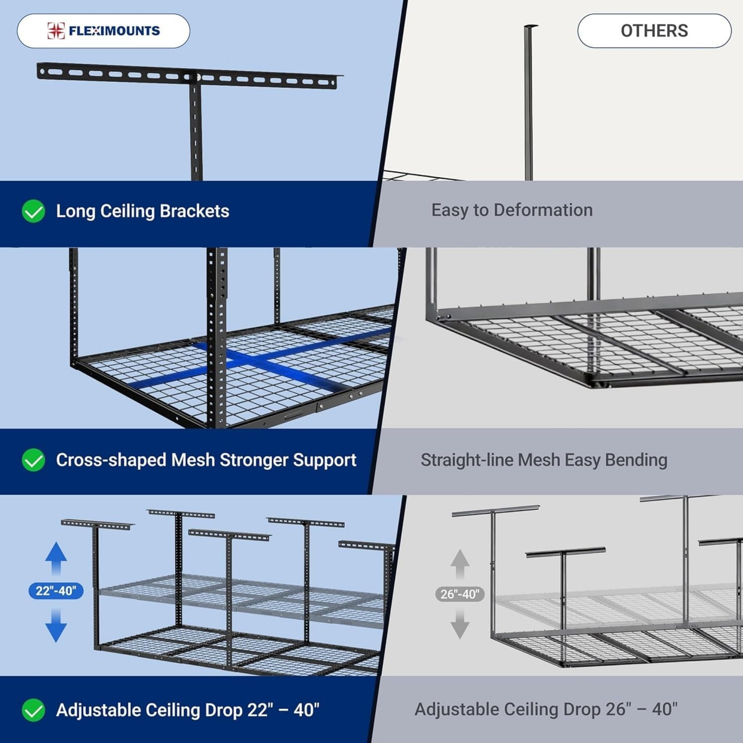Angel Sar L5MMA68GS25 Free-Standing-Shelving - View #3