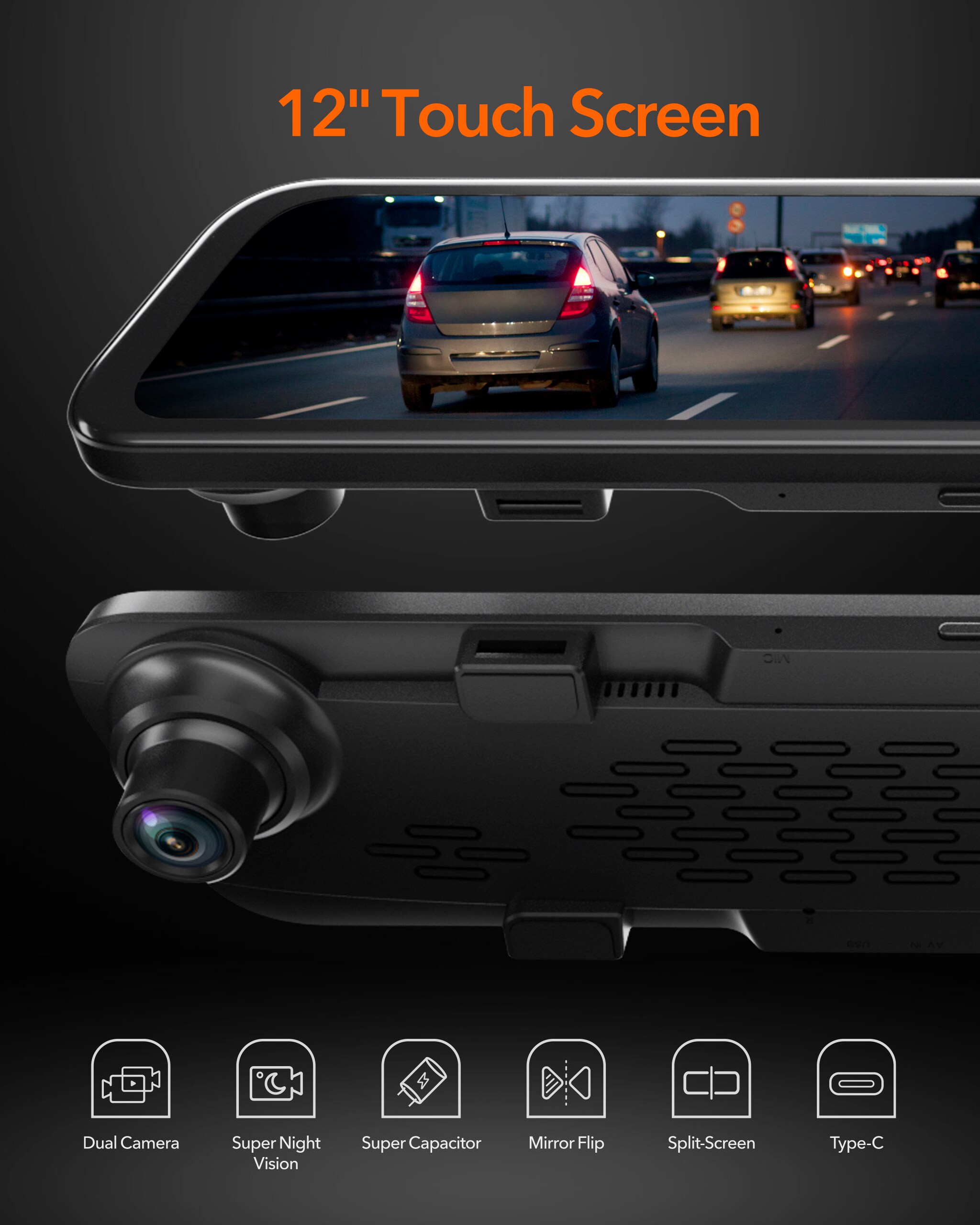 WOLFBOX HOGO1406 Dash-Cams - View #4