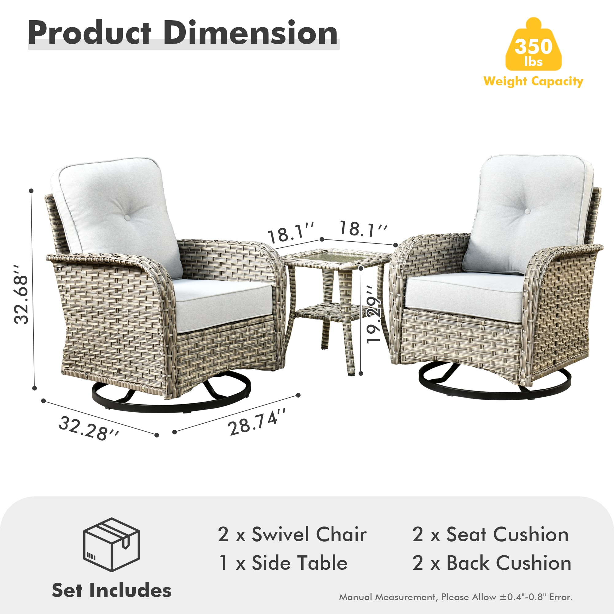 XIZZI XIVNC401 Patio-Chairs - View #7