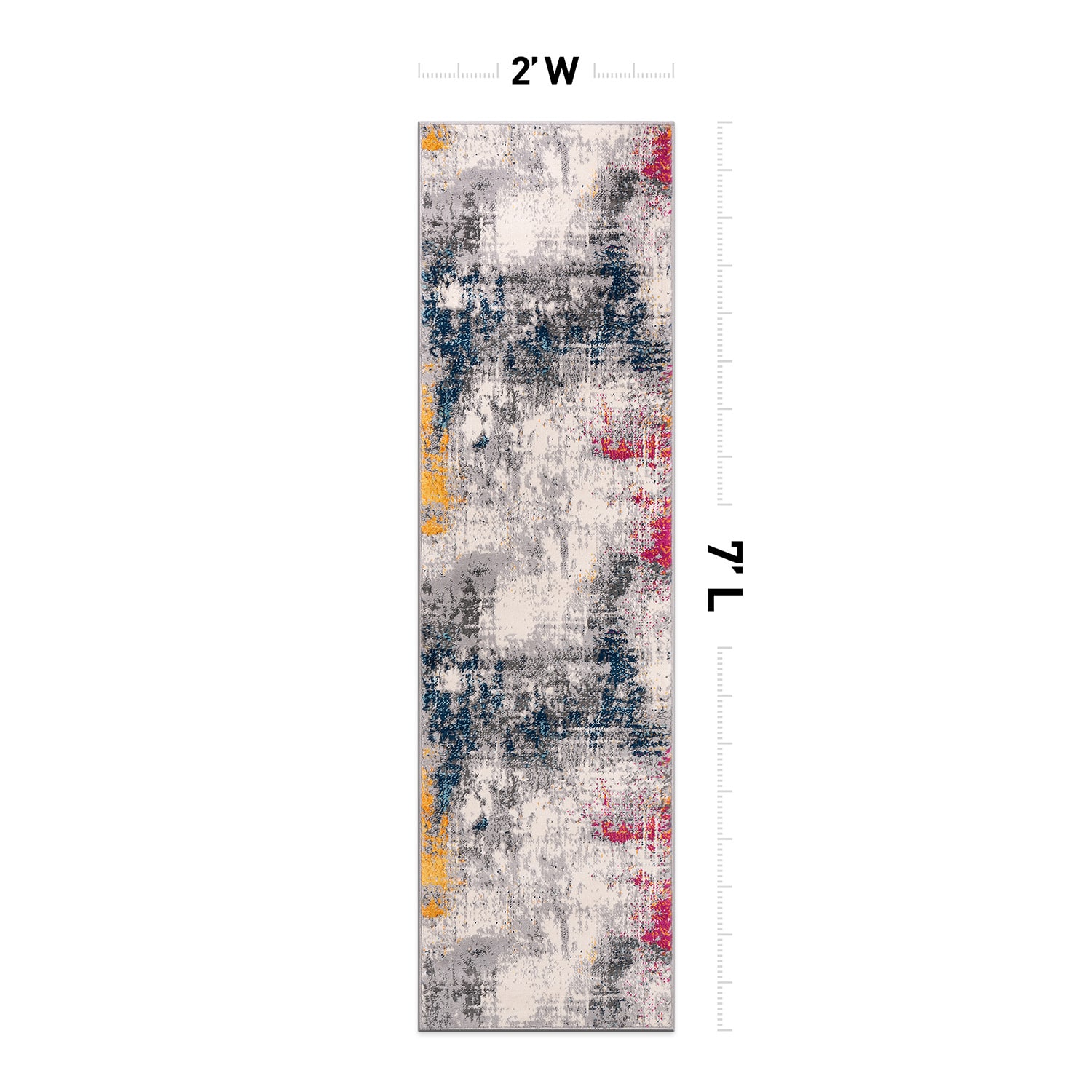 World Rug Gallery 4059MULTI2X7 rugs - View #2