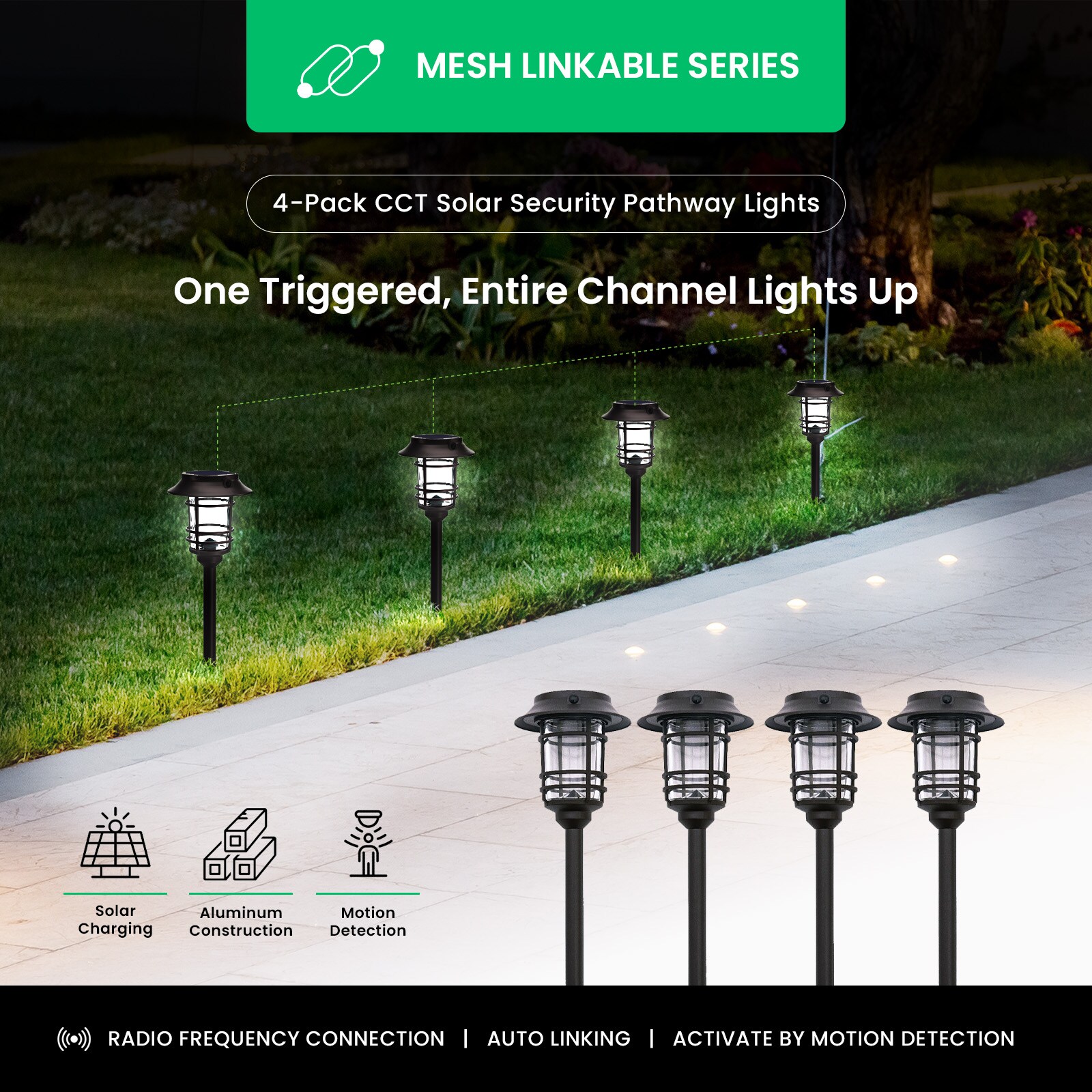 Home Zone Security ELI1621G Path-Lights - View #2