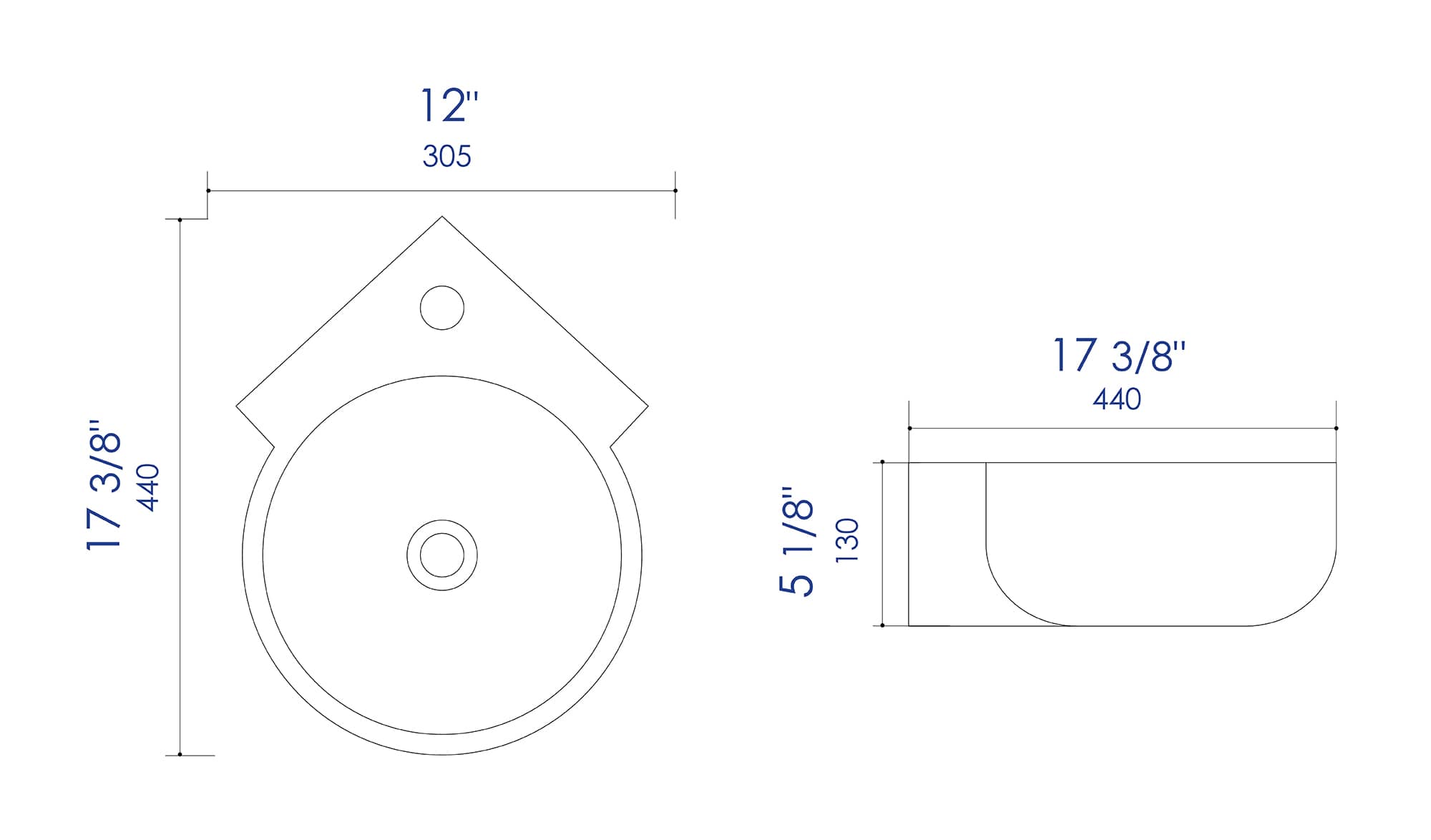 ALFI ABC121 Bath-Sink - View #6