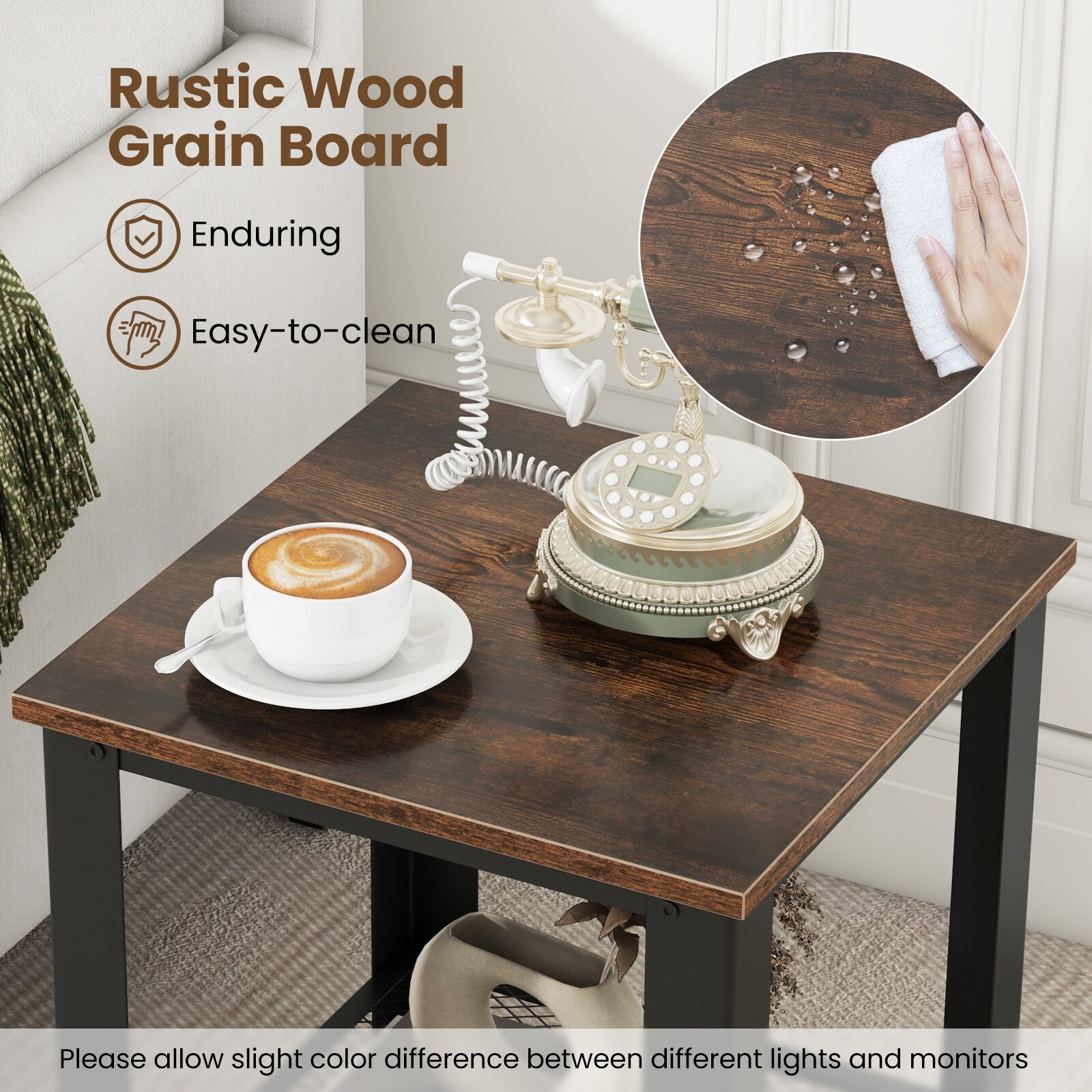 Clihome CL-CN1-WH End-Tables - View #9