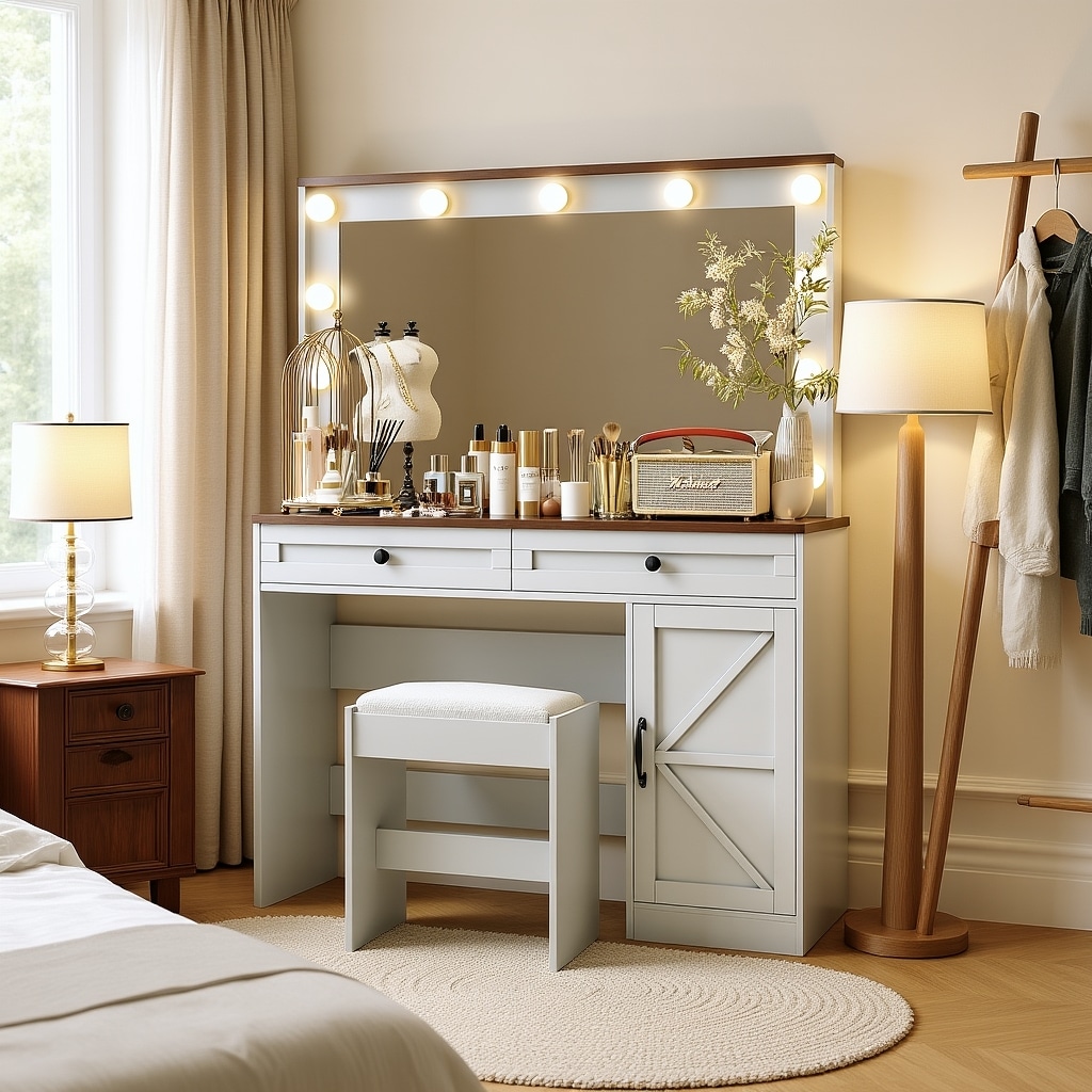 Homy Casa W2386P199523-LWS Bedroom-Vanities - View #5