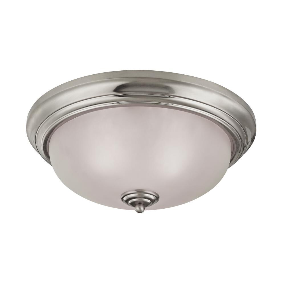 Thomas Lighting 7013FM/20 Huntington 3 -Light 15-in Brushed Steel Flush Mount Light