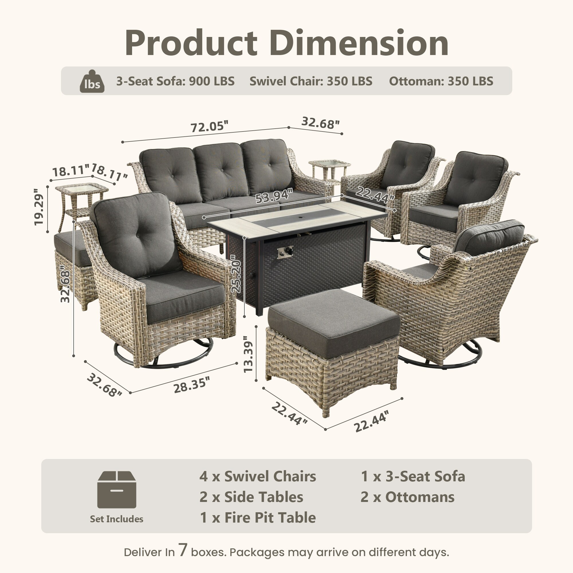Caodoc L5-CFP03-YZPAD110 Patio-Sofas-Daybeds - View #6