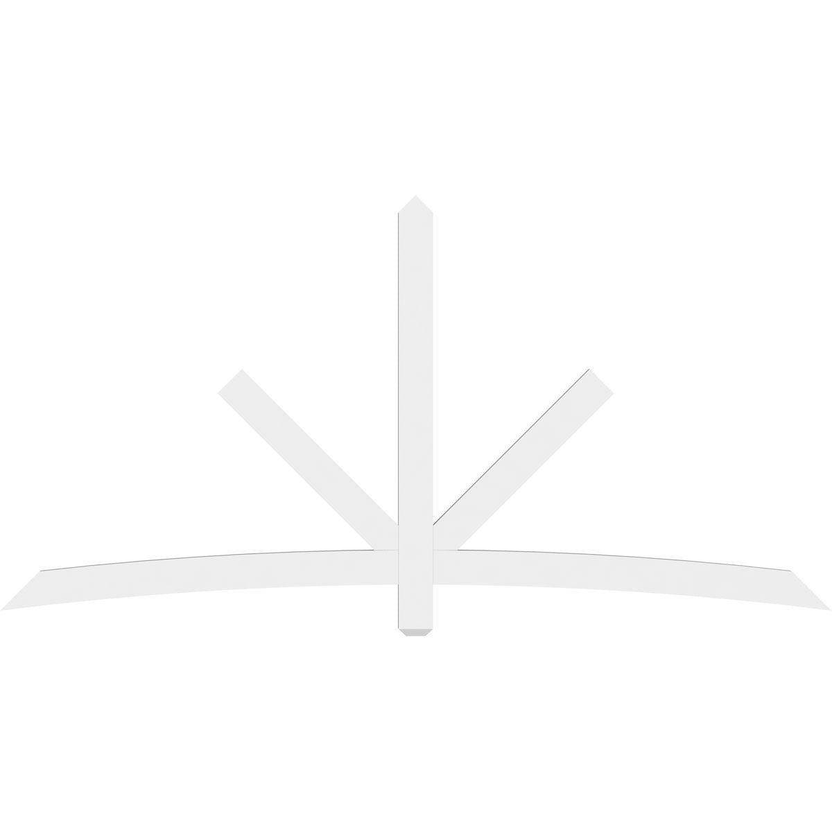 Ekena Millwork GBP096X48X0204ALB00 Exterior-Brackets-Braces - View #2