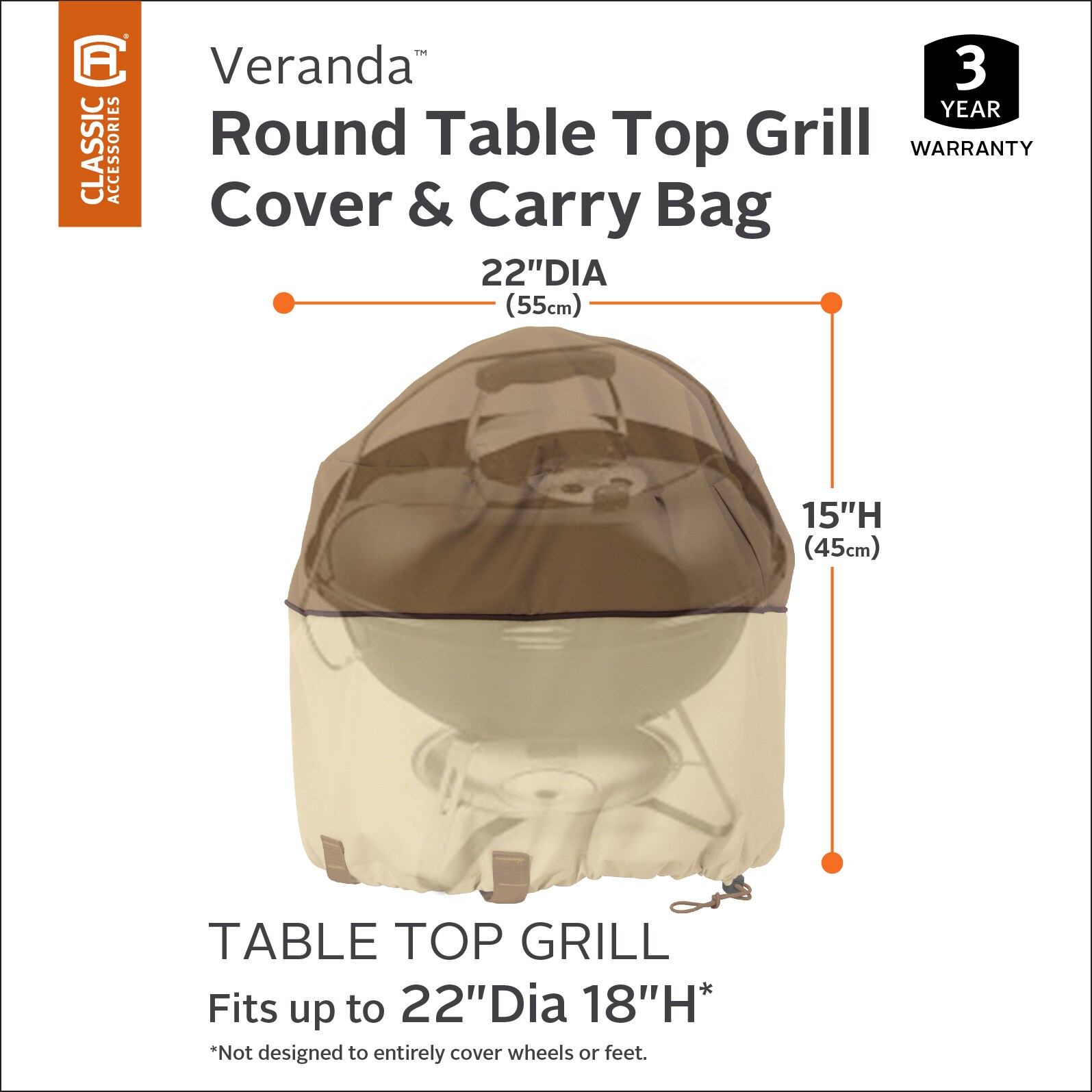 Classic Accessories 55-973-031501-00 Grill-Covers - View #2