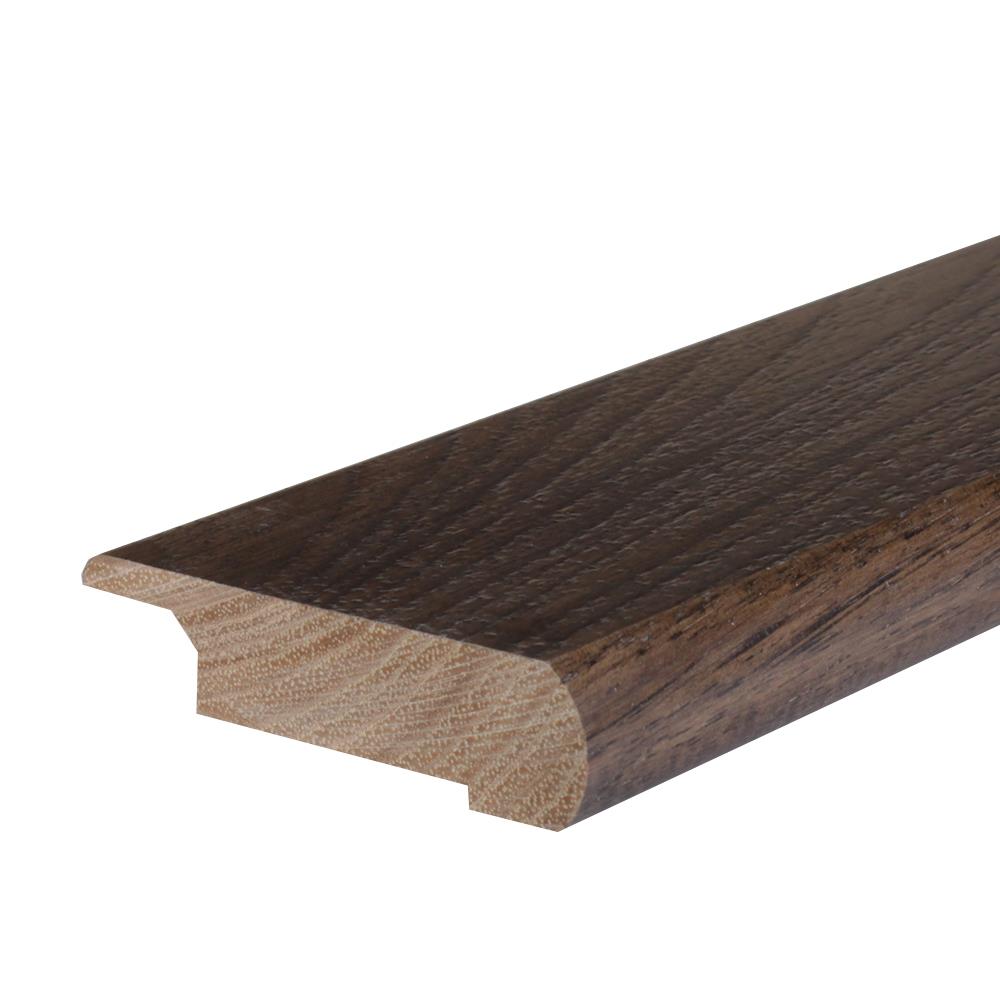 Flexco 1085829 Solid Wood Stair Nose 2.75-in x 78-in x 0.75-in Tavern Prefinished Wood Hickory Flush Stair Nosing