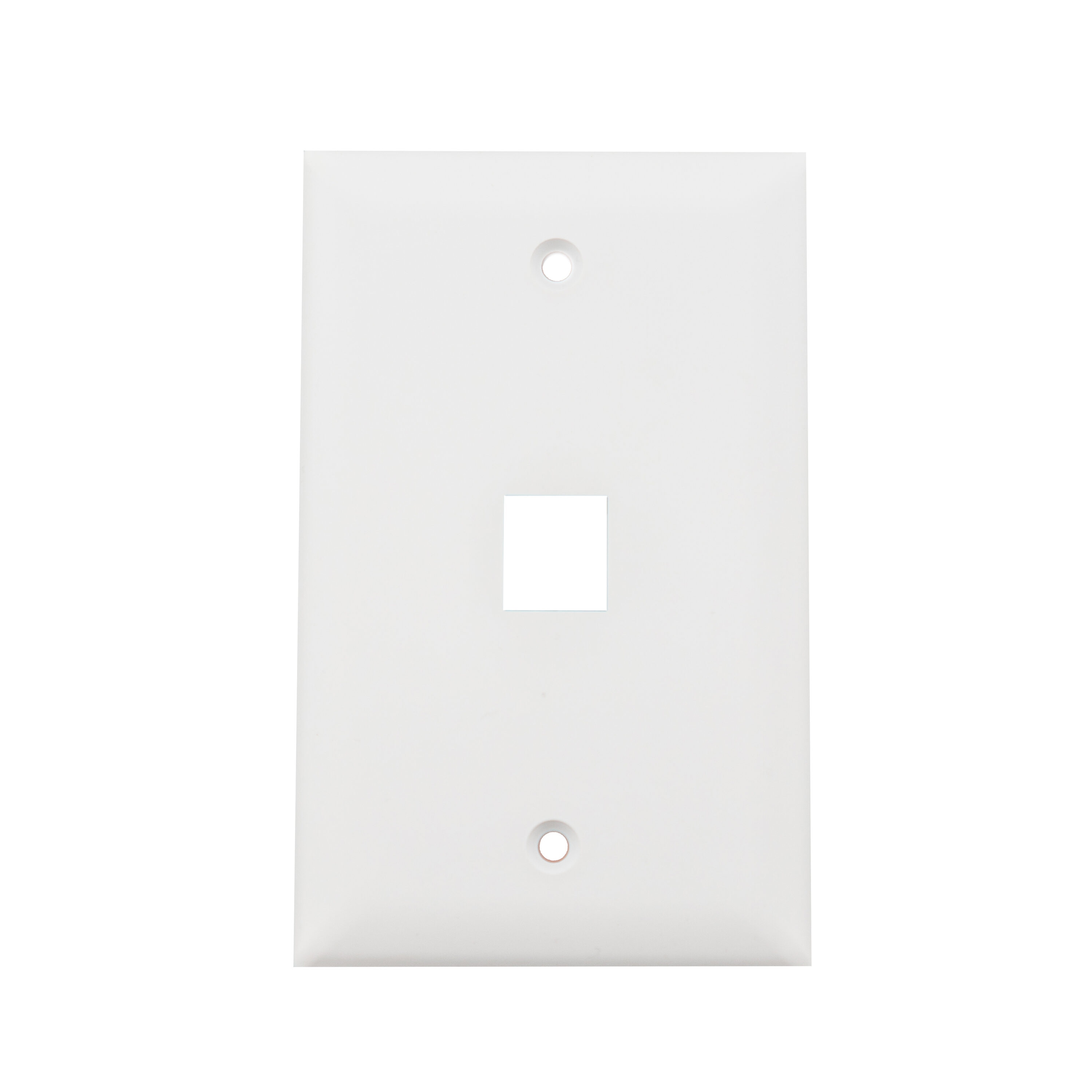 Legrand F3401-WH-V1 On-Q 1 -Gang Midsize Size White Nylon Indoor Wall Plate