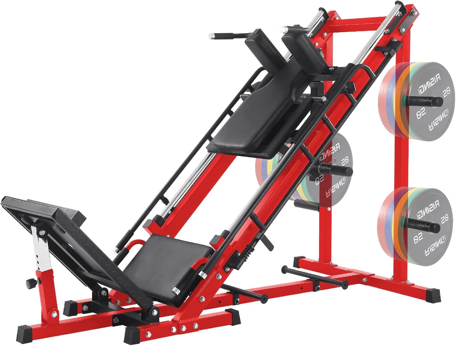 GAOMON 2 in 1 Hack Squat Machine Heavy Duty Leg Press Machine with ...