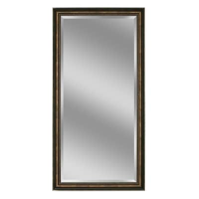 Copper Beveled Full Length Floor Mirror, Allen And Roth Silver Beveled Mirror