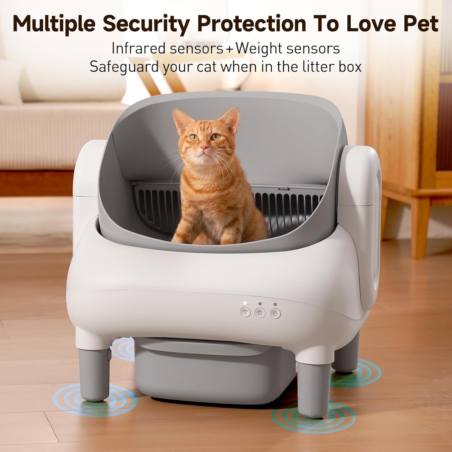 Paruuntys PT-Y1-B0GH6VDFXP Cat-Litter-Box - View #5