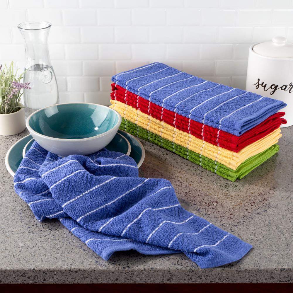 12-Piece Microfiber Quilted Kitchen Dishcloth Set