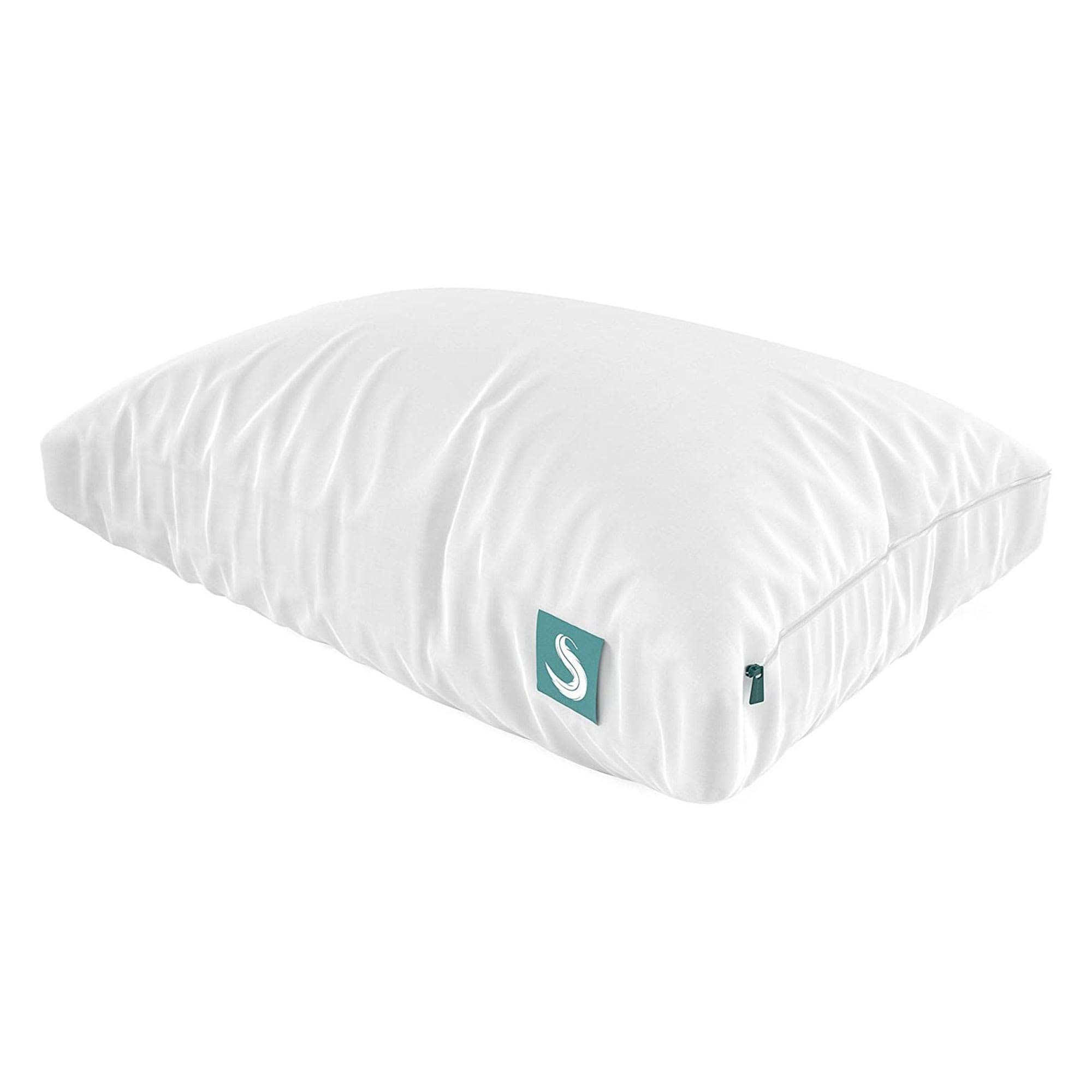 Sleepgram 298898 King Soft Cotton Bed Pillow