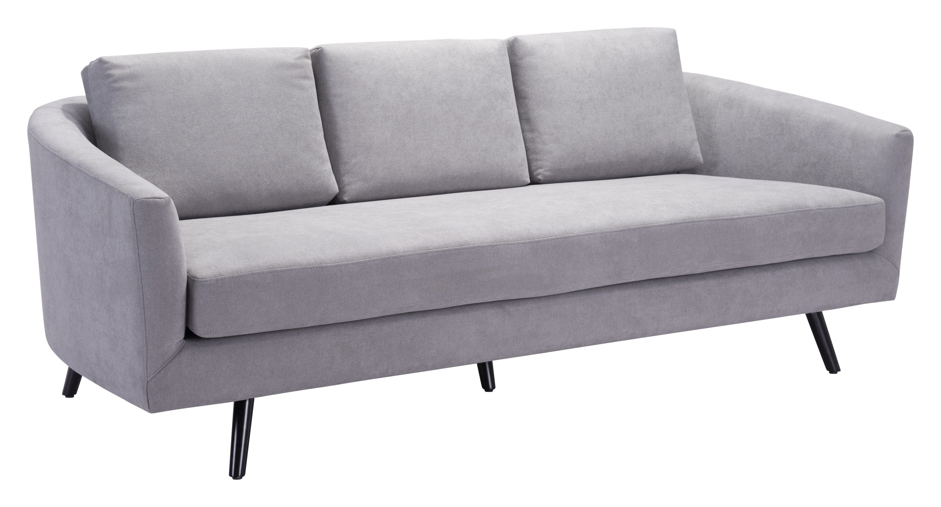 Zuo Modern Divinity Modern Gray Polyester/Blend Sofa in the Couches, Sofas  & Loveseats department at Lowes.com