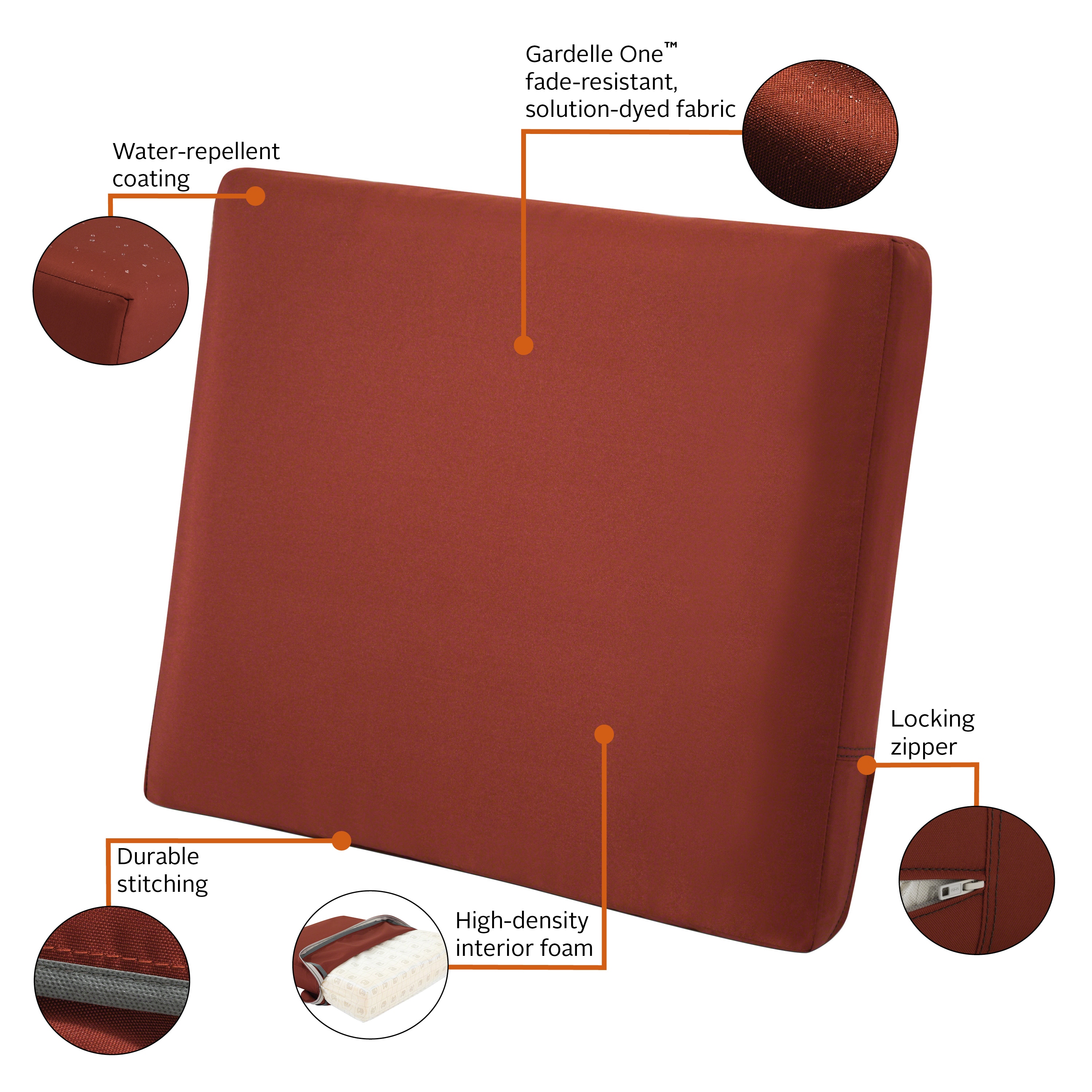 Classic Accessories 62-025-SPICE-EC Patio-Furniture-Cushions - View #6