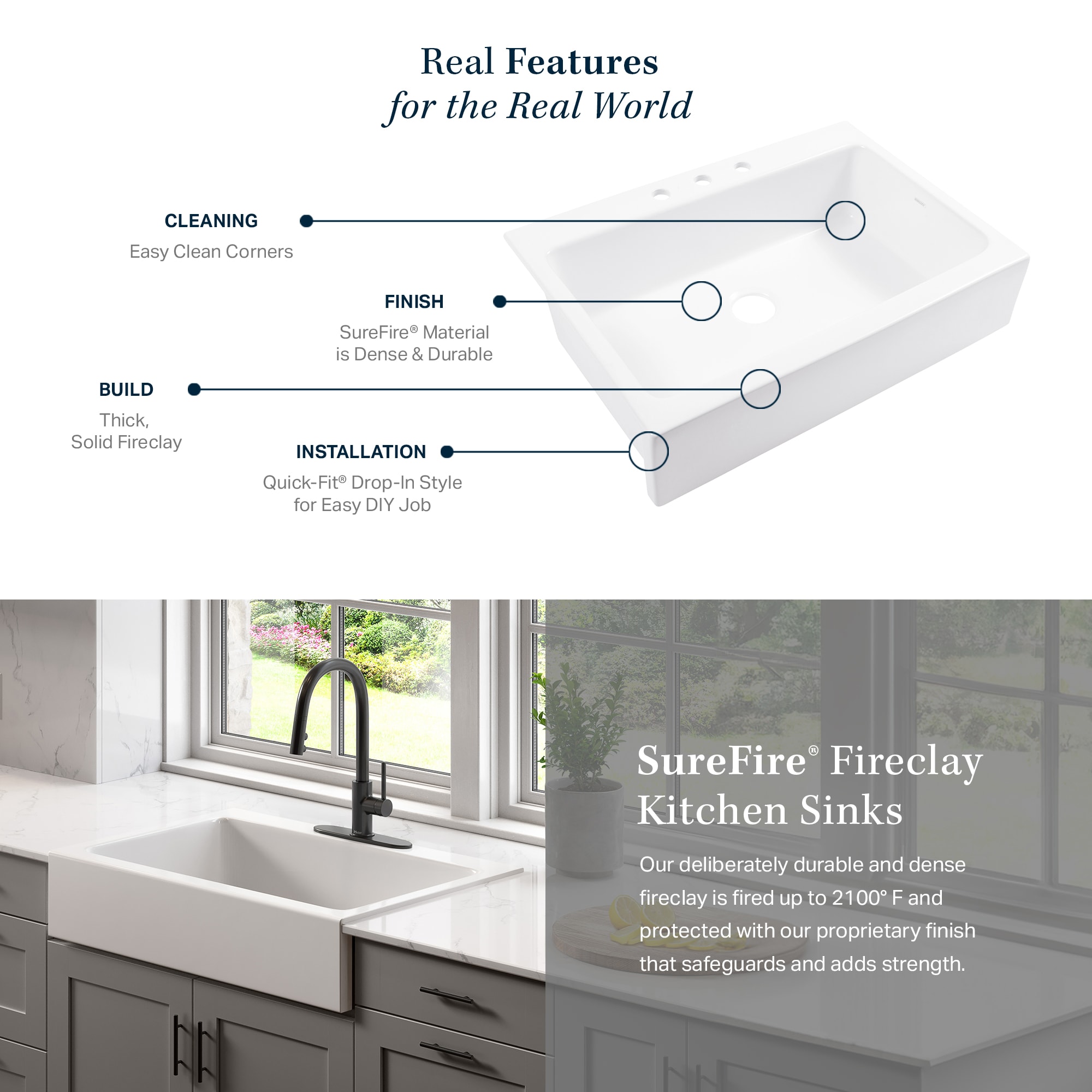 SINKOLOGY SK453-34FC Kitchen-Sinks - View #9