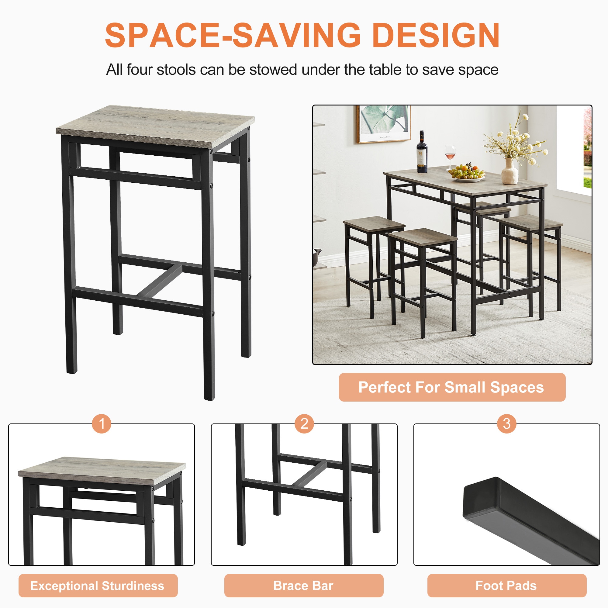 Sunrinx MG66-9-SN Dining-Sets - View #4