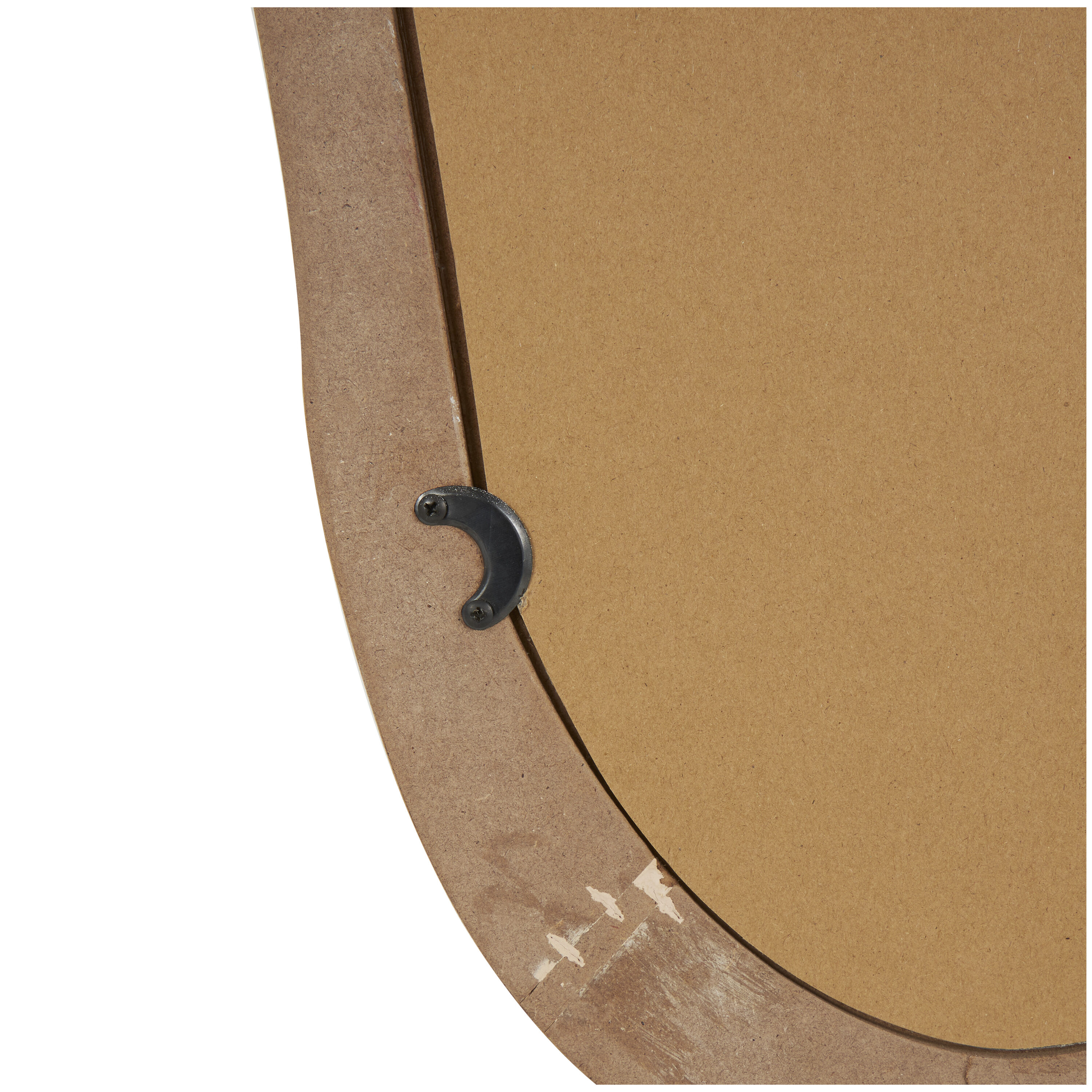 Asymmetrical Natural Brown Wood Full Length Mirror