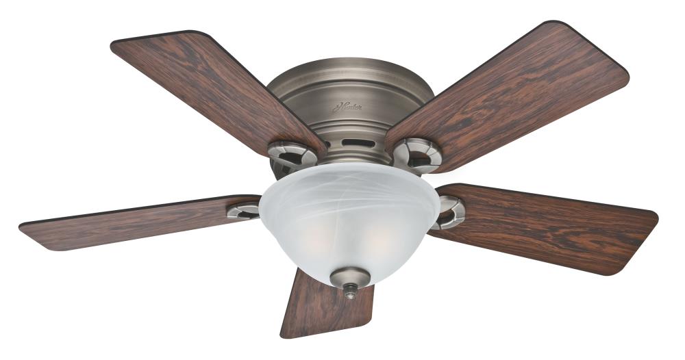 42" Antique Pewter LED Indoor Ceiling Fan with Light Kit 