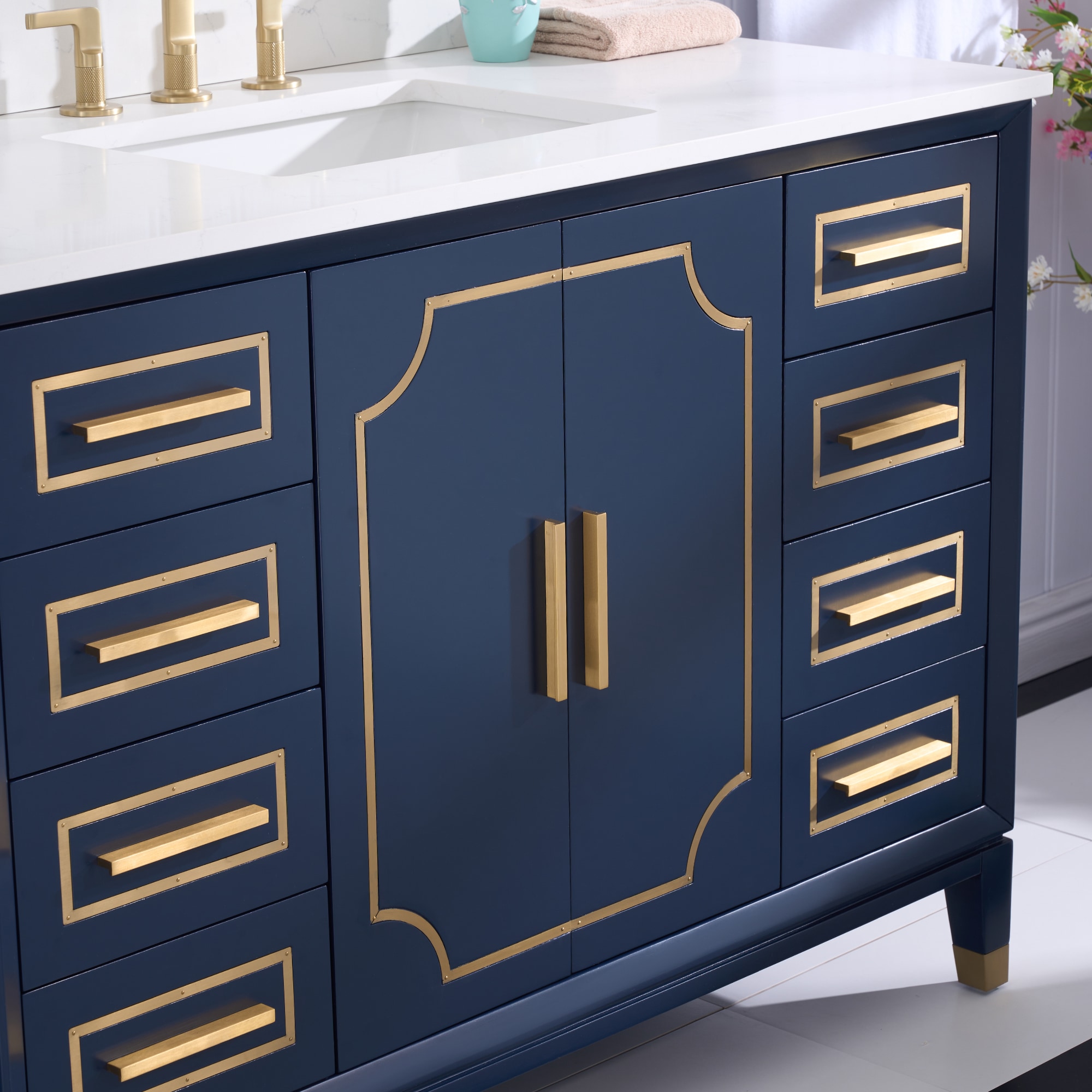 WELLFOR MELODY48QZ-NB Bath-Vanity-Combo - View #13