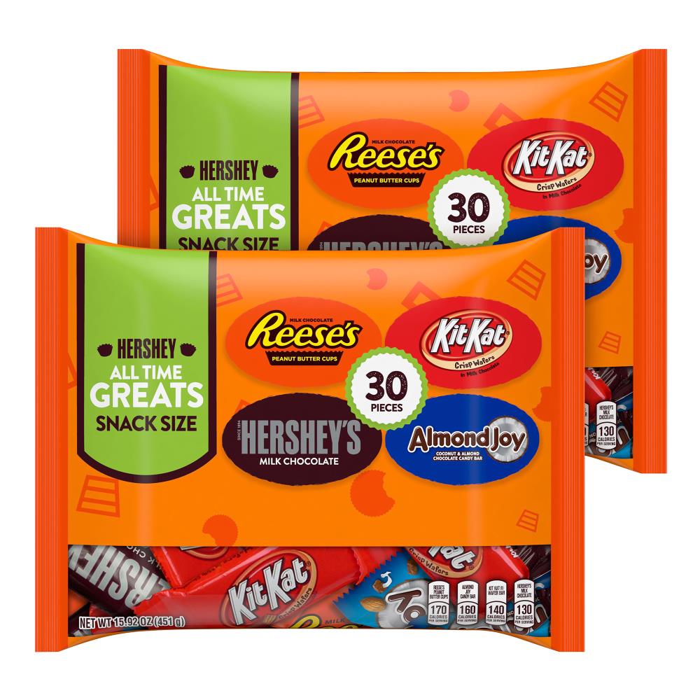 Hershey's Hershey All Time Greats Snack Size Candy Assortment, 30 
