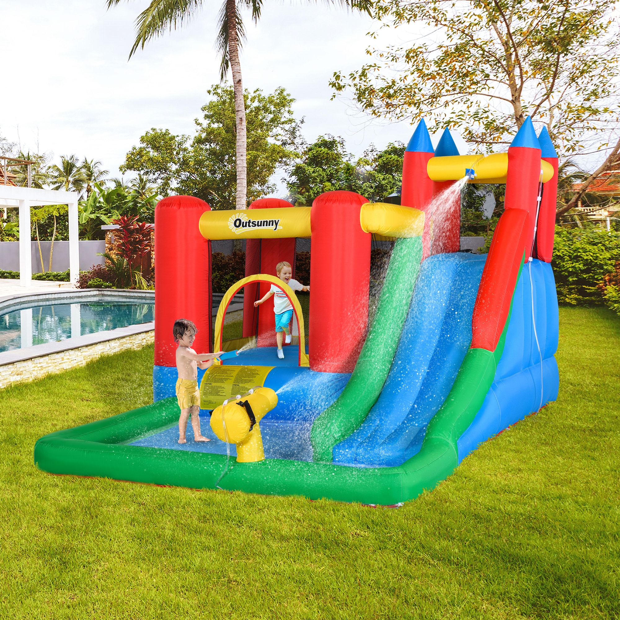 Outsunny 342-018V80 Bounce-Houses - View #2