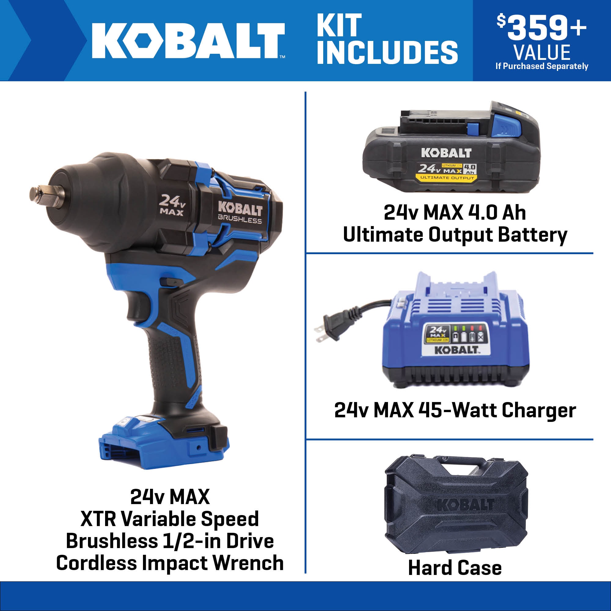 Kobalt KXIW 1424A-03 Cordless-Impact-Wrenches - View #2