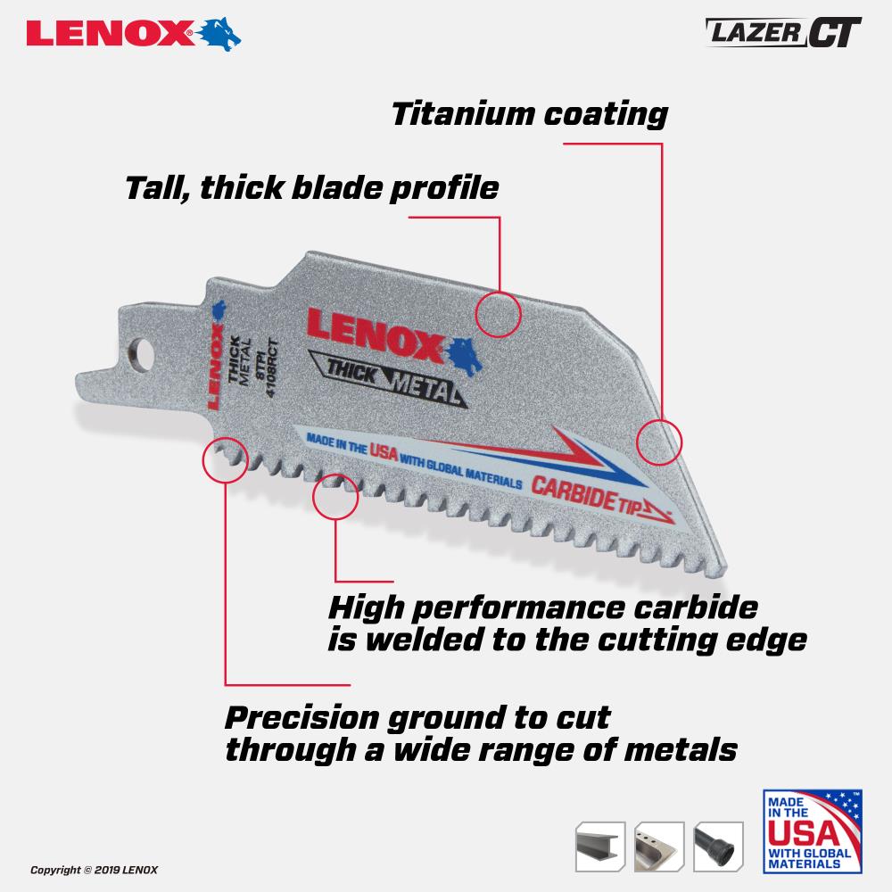 LENOX 2014212 Reciprocating-Saw-Blades - View #3