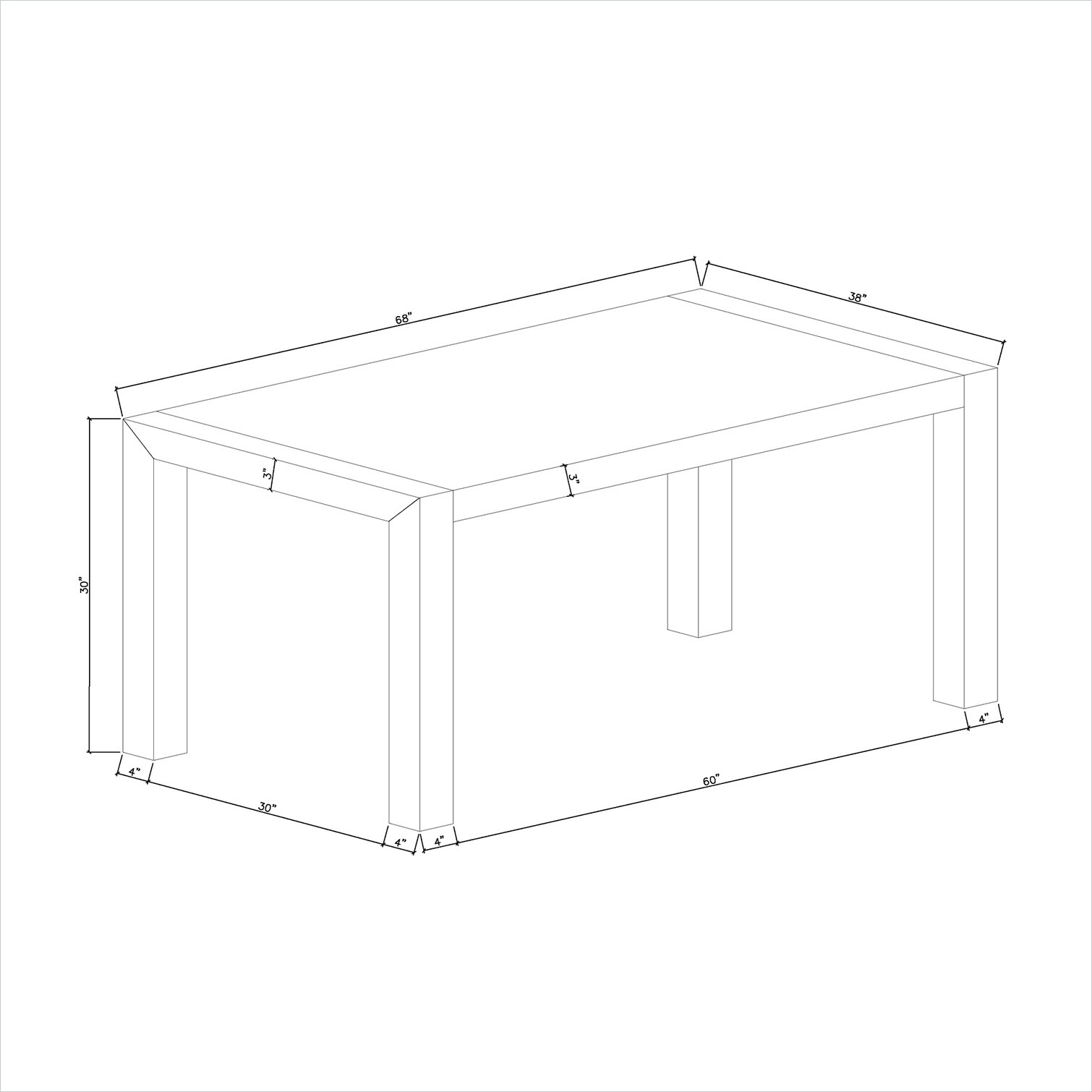 SUNCREAT B922DJ44V63T Dining-Tables - View #7