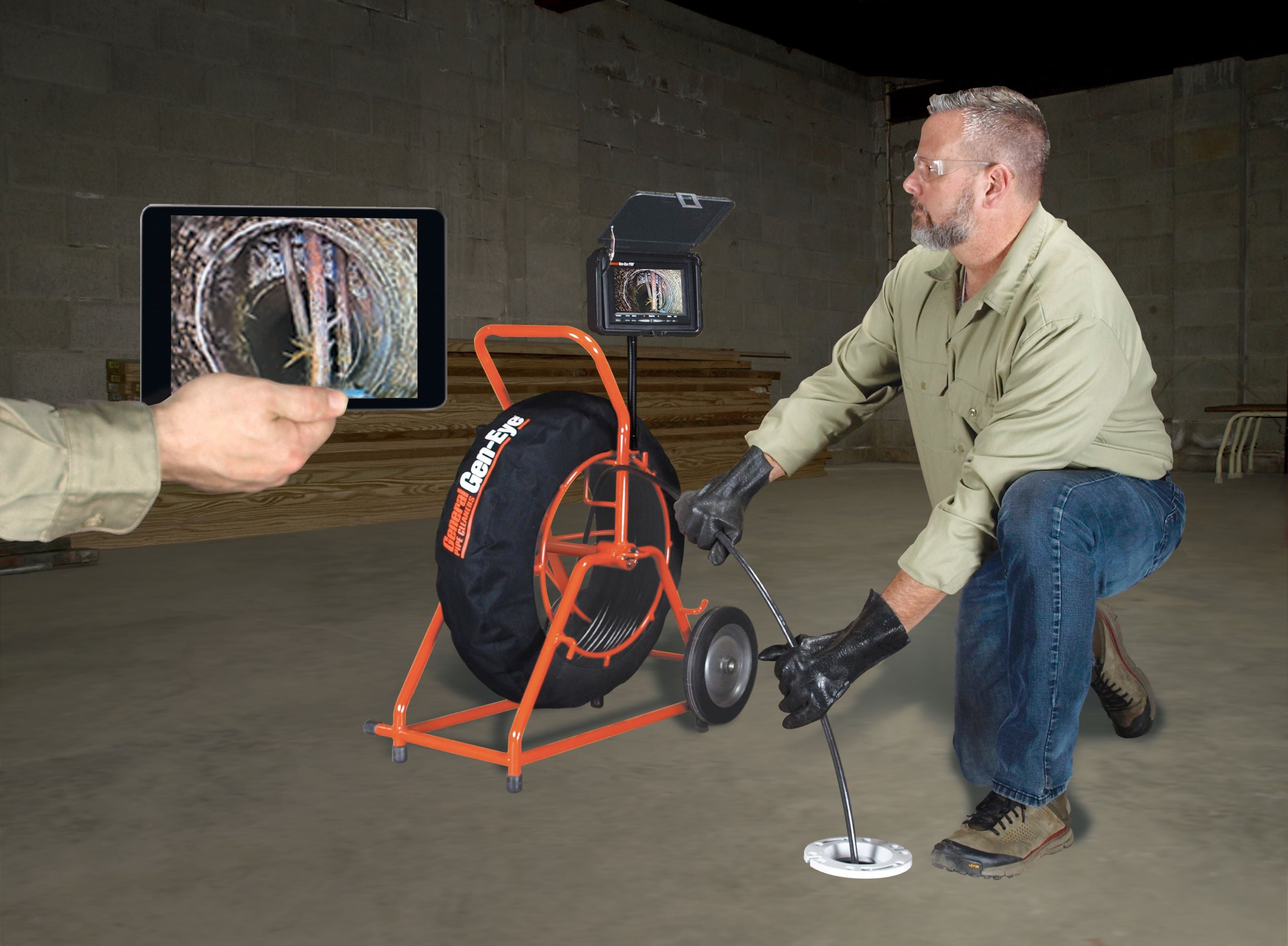 Testrix TX-120 Self-Levelling Drain, Sewer & Pipe Inspection