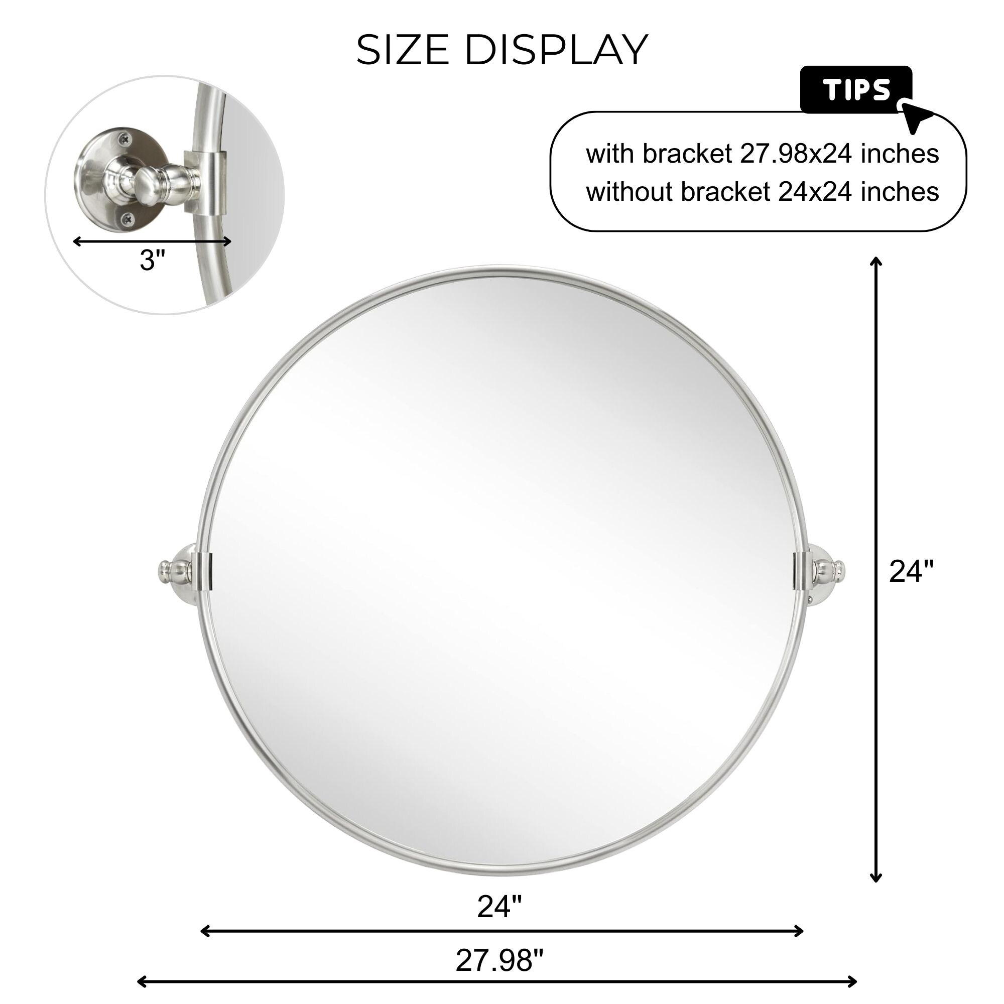 TEHOME GC-00320 Framed-Bath-Mirrors - View #6
