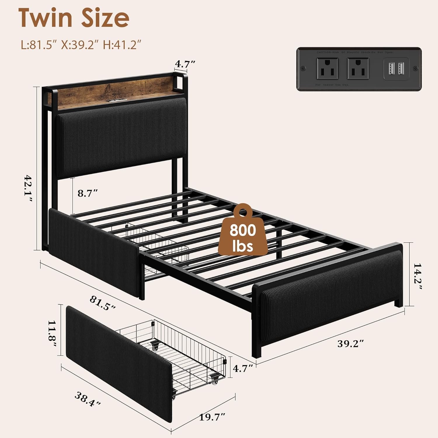 Qeetex LHF-BED-PHO-34VCYNSJ beds - View #2