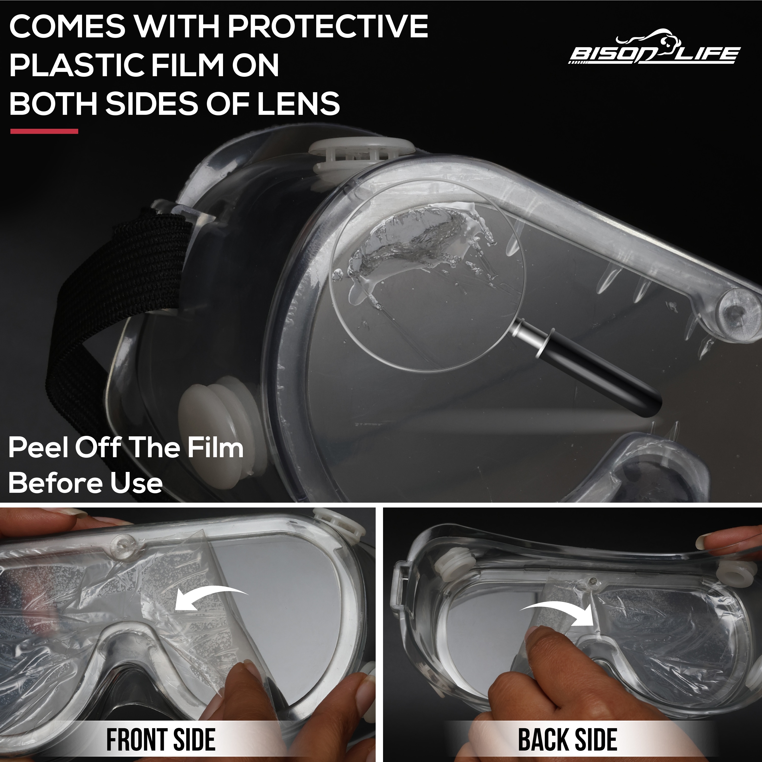 BISON LIFE SH-SSGG-ES14-CL-24 Protective-Eye-Wear - View #7