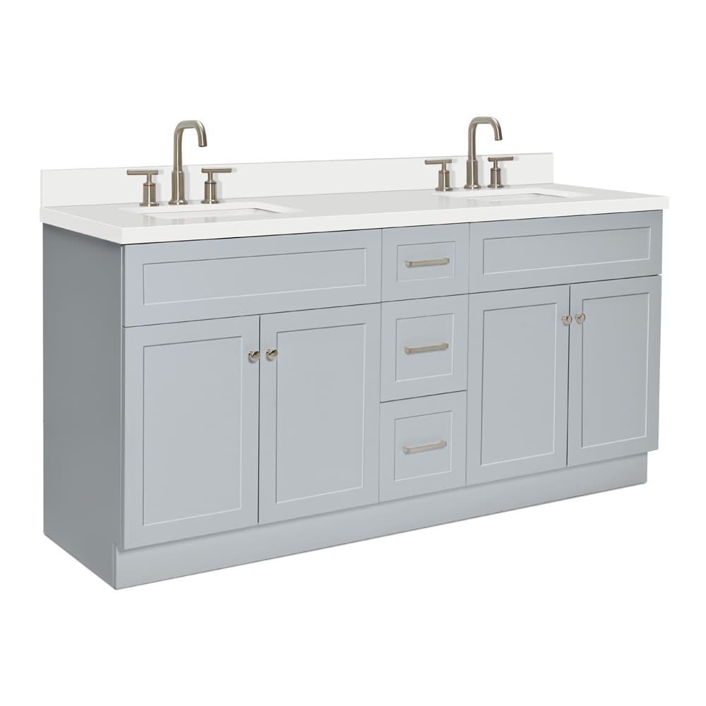 ARIEL F073D-WQ-VO-GRY Bath-Vanity-Combo - View #3