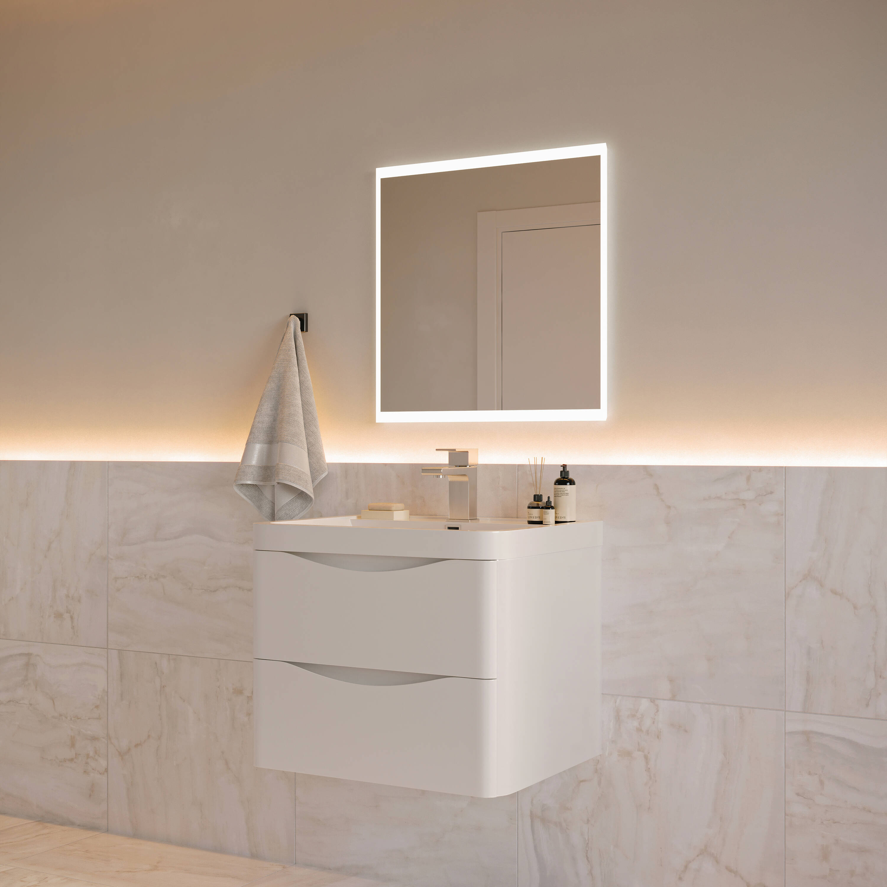 Fresca FCB9024WH-I Bath-Vanity-Combo - View #4