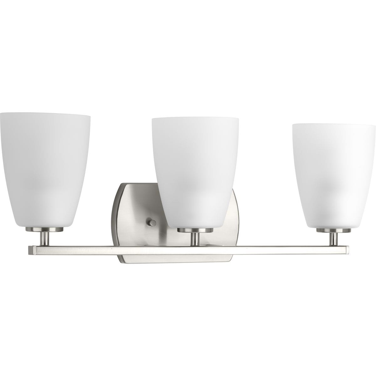 Progress Lighting Leap 22.87-in 3-Light Brushed Nickel Modern ...