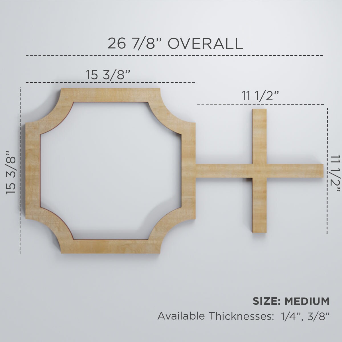 Ekena Millwork WALW16X16X0250BRDWA Wall-Panels - View #3